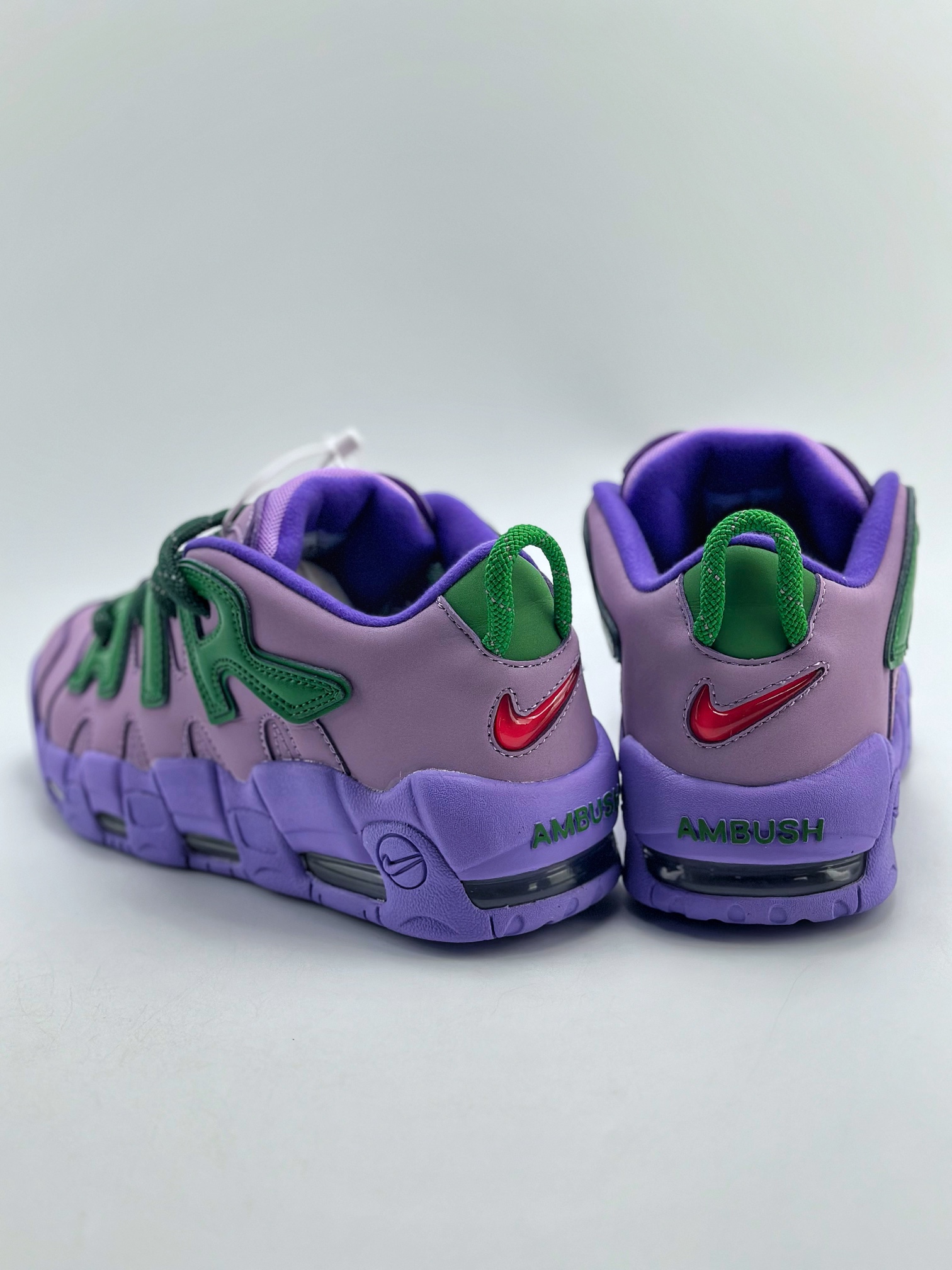 260 Air More Uptempo x AMBUSH 联名绑带绿紫 FB1299-500