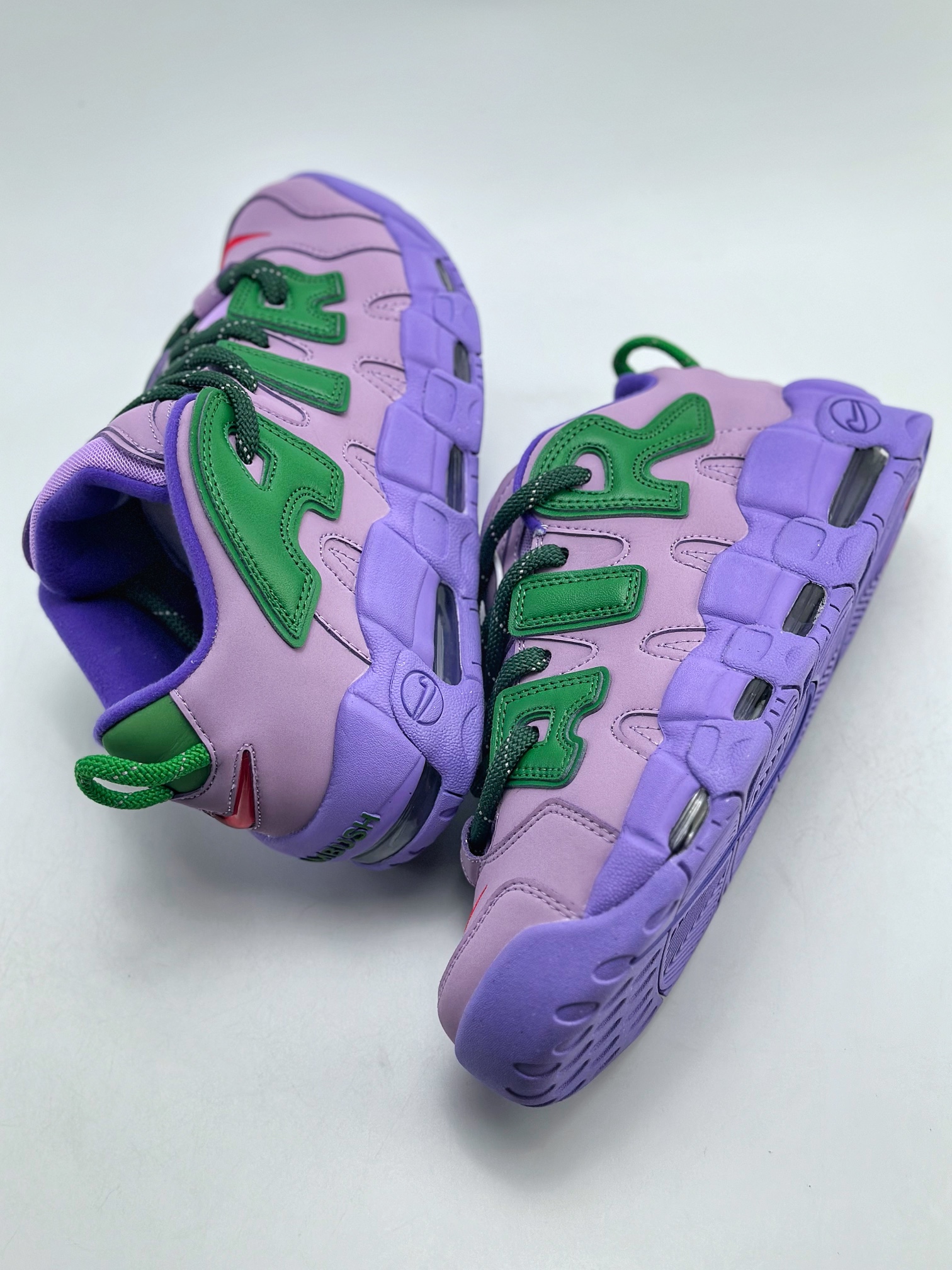 260 Air More Uptempo x AMBUSH 联名绑带绿紫 FB1299-500