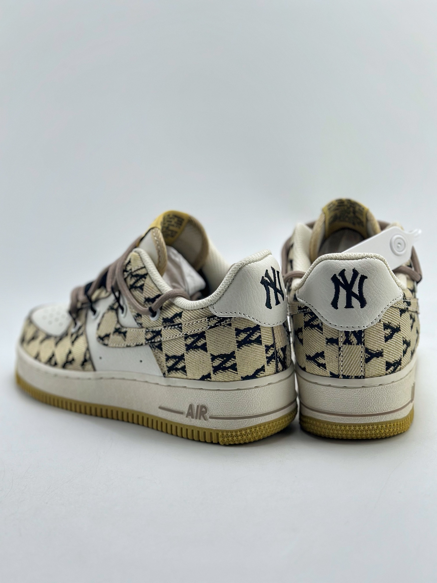 260 Nike Air Force 1 Low 07 x MLB 绑带白黄 BD7700-777