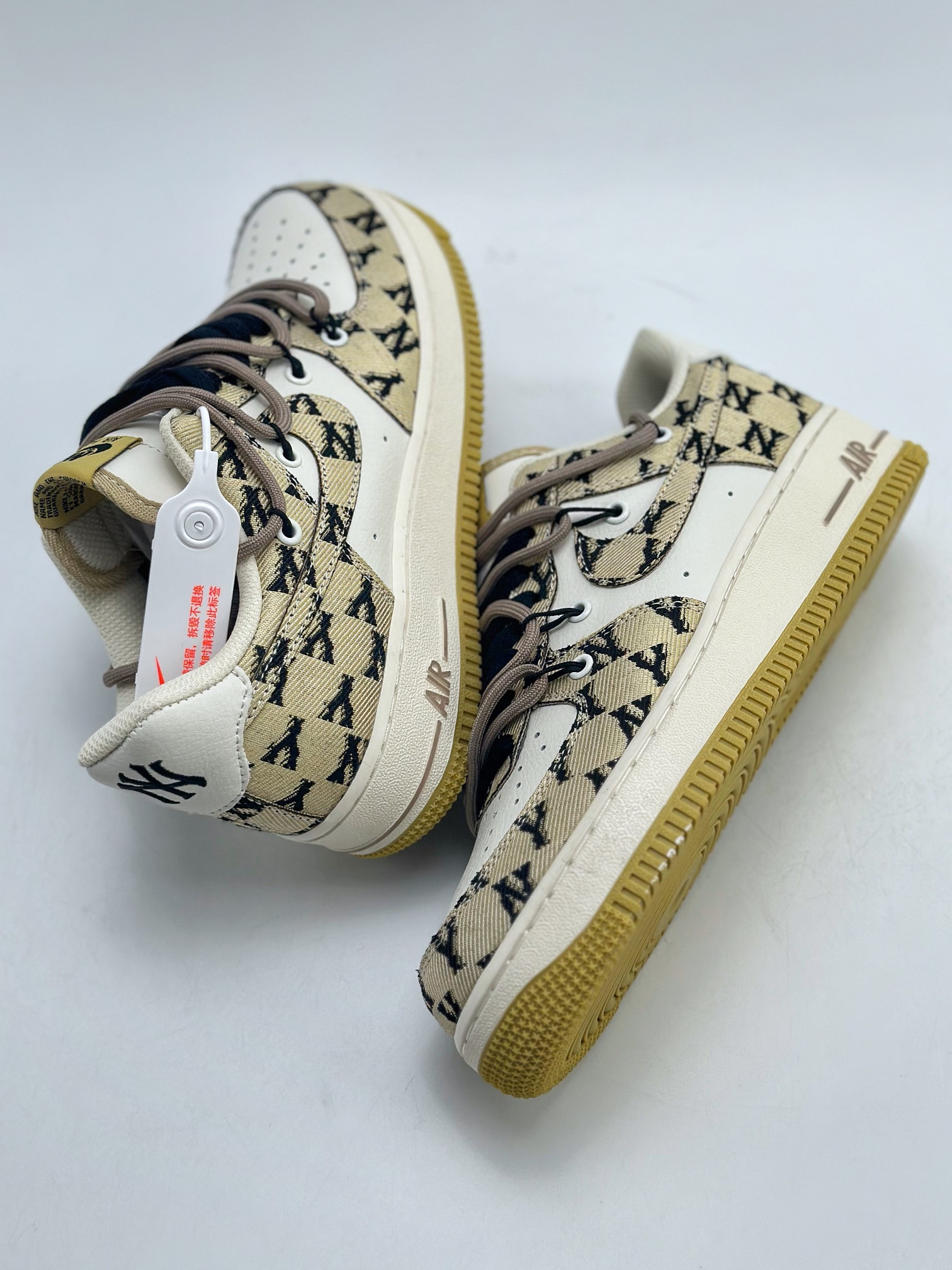 260 Nike Air Force 1 Low 07 x MLB 绑带白黄 BD7700-777