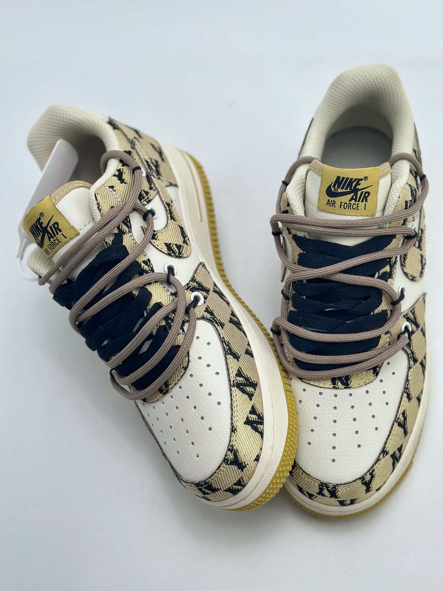 260 Nike Air Force 1 Low 07 x MLB 绑带白黄 BD7700-777