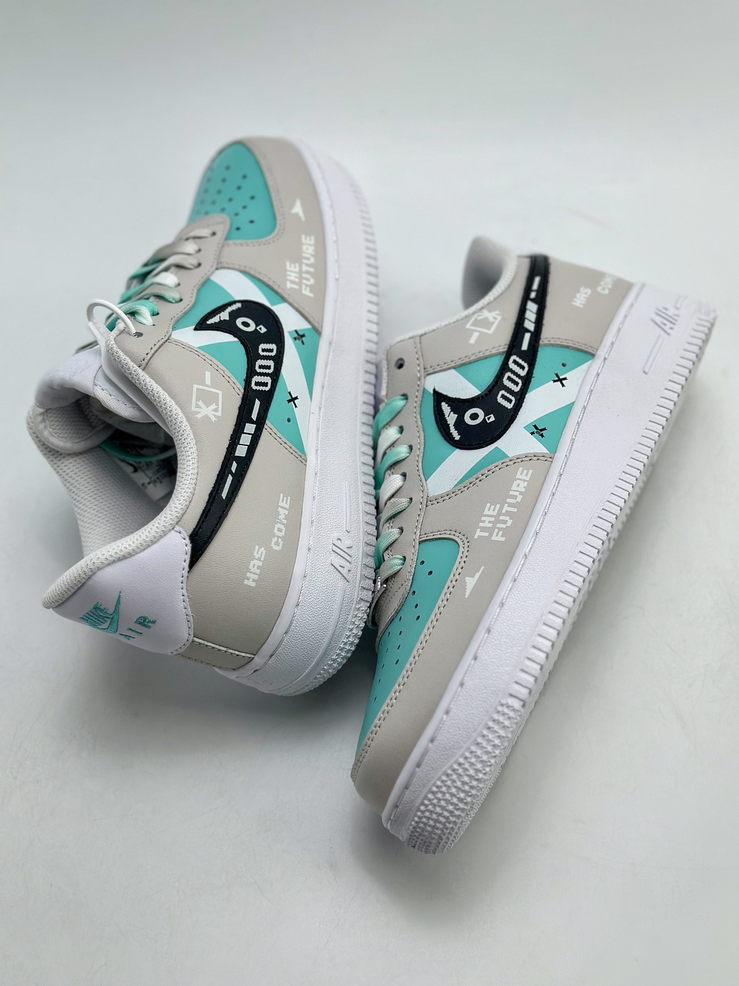 220 Nike Air Force 1 Low 07 电玩白青