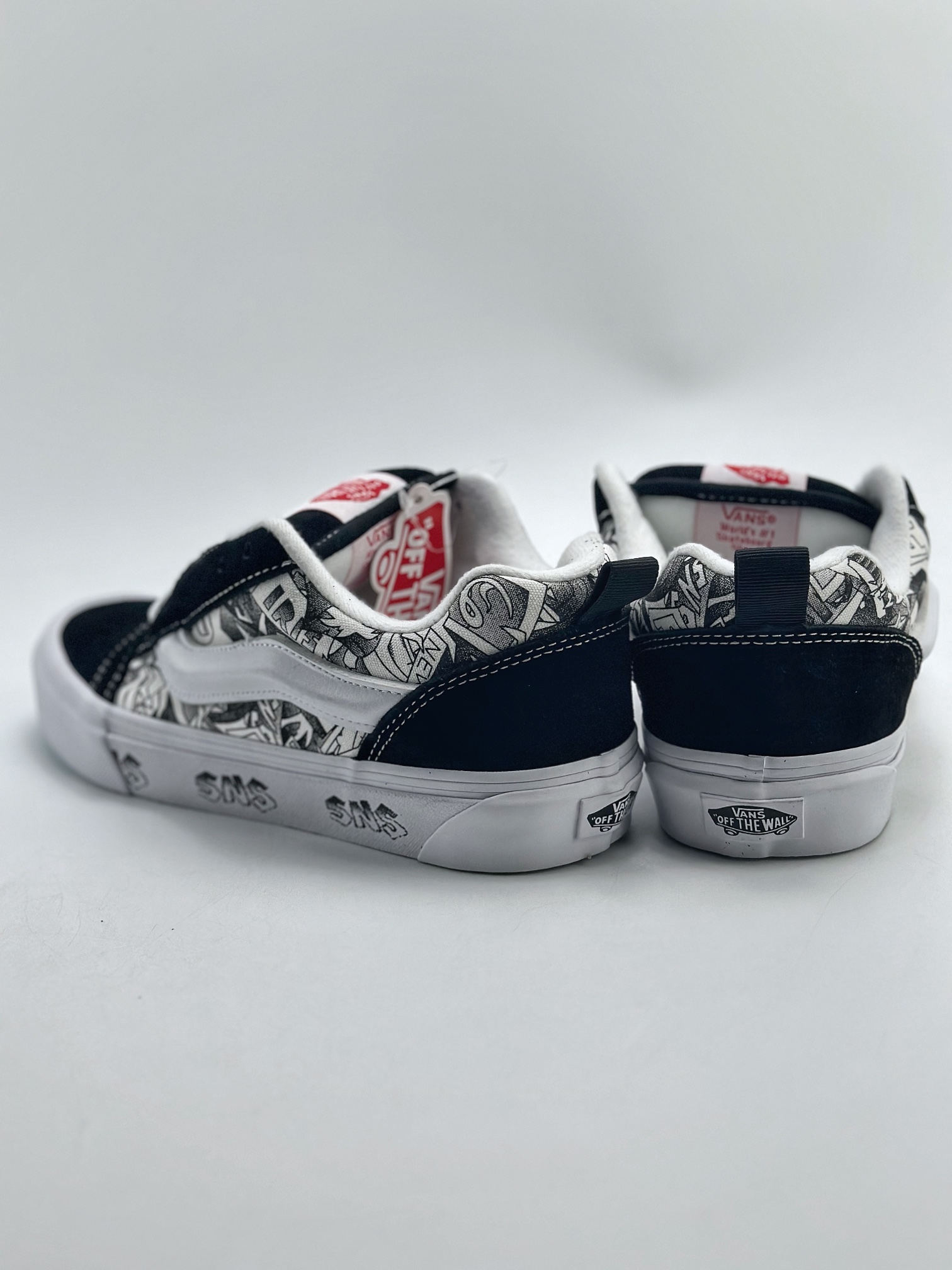 150 Vans Vault VLT Knu Skool LX SNS 高端联名黑白百搭复古板鞋