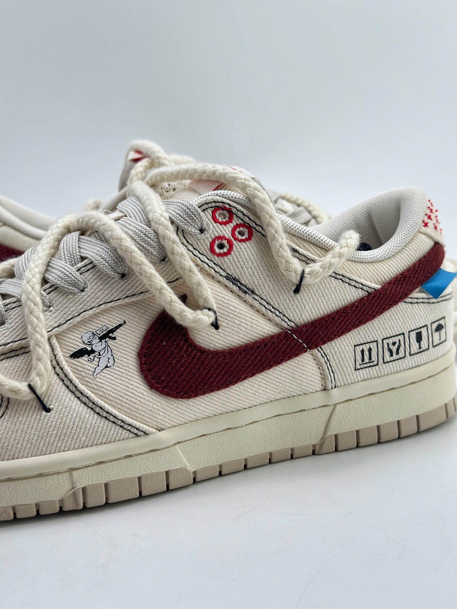 260 Nike SB Dunk Low ”Light Orewood Brown” 天使 刺子绣 DV0834-100