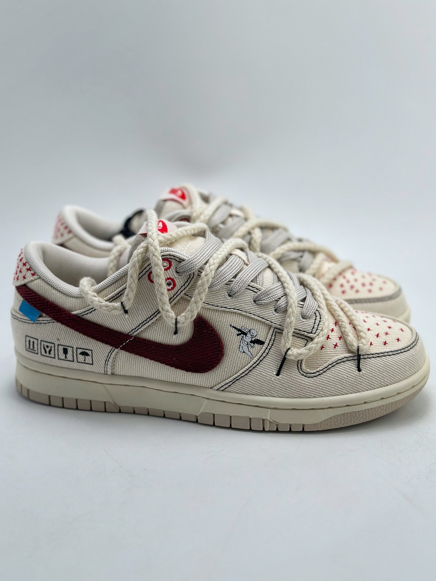 260 Nike SB Dunk Low ”Light Orewood Brown” 天使 刺子绣 DV0834-100