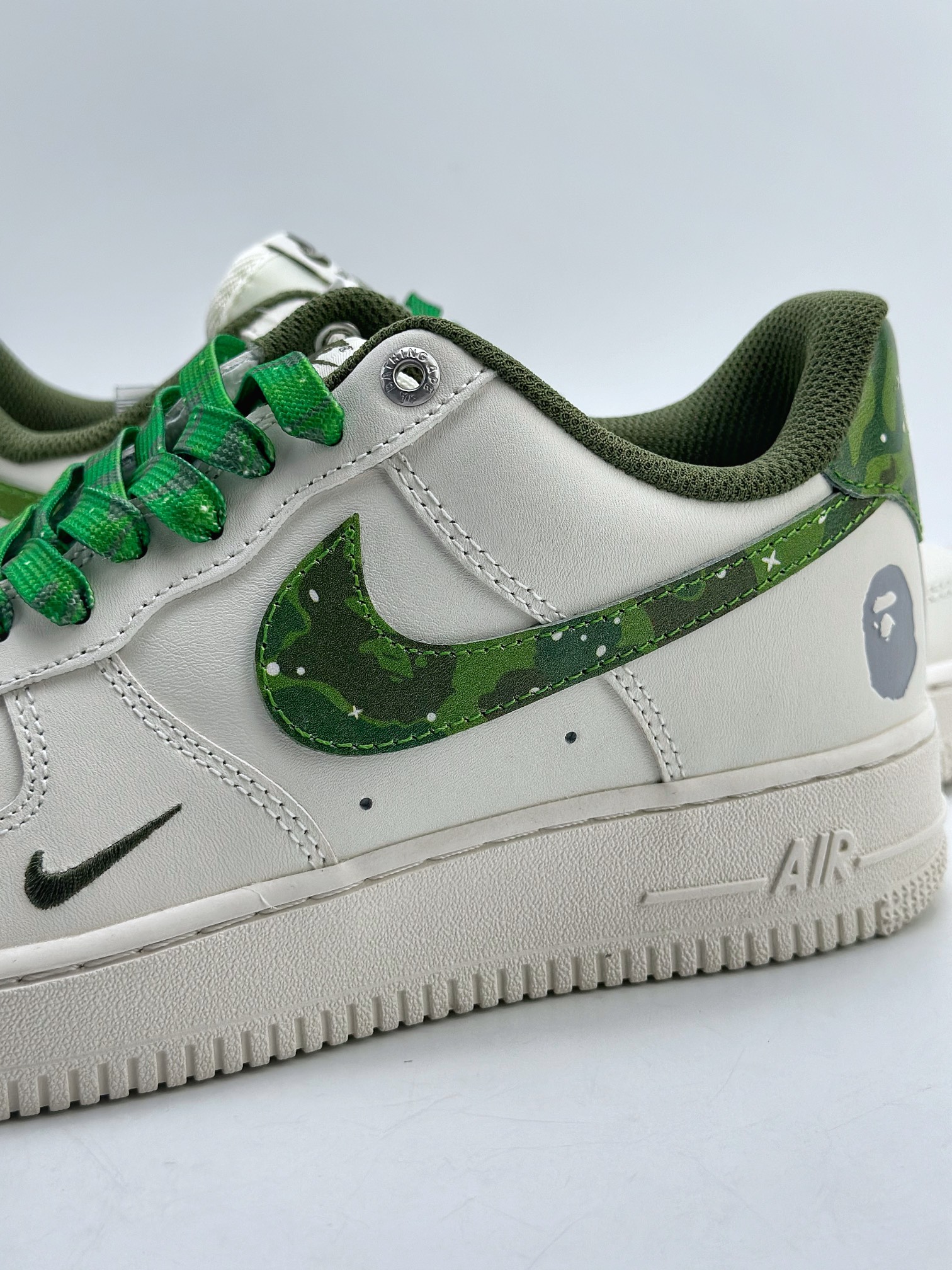 240 Nike Air Force 1 Low 07 x BAPE 白绿迷彩 PF9055-763