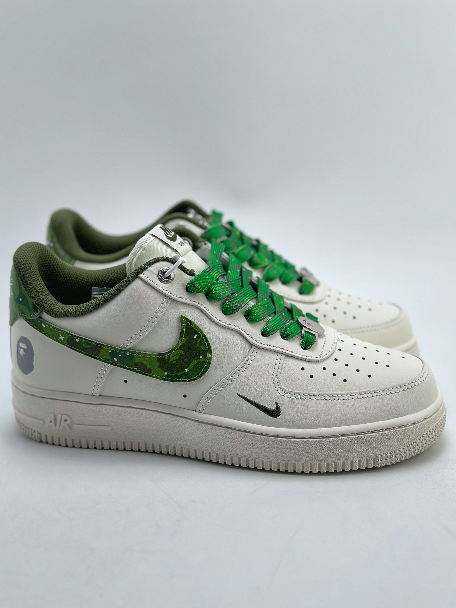 240 Nike Air Force 1 Low 07 x BAPE 白绿迷彩 PF9055-763