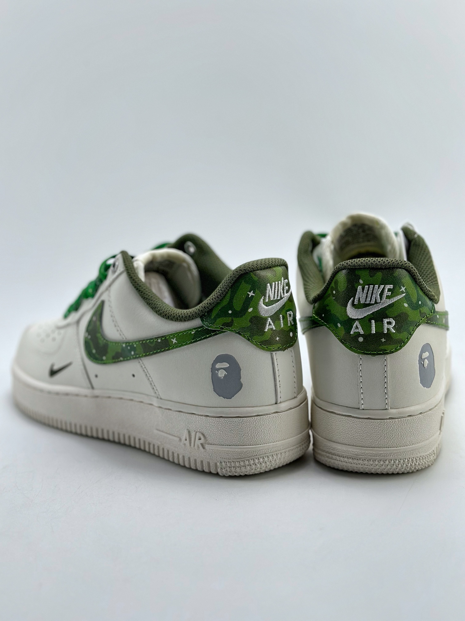 240 Nike Air Force 1 Low 07 x BAPE 白绿迷彩 PF9055-763