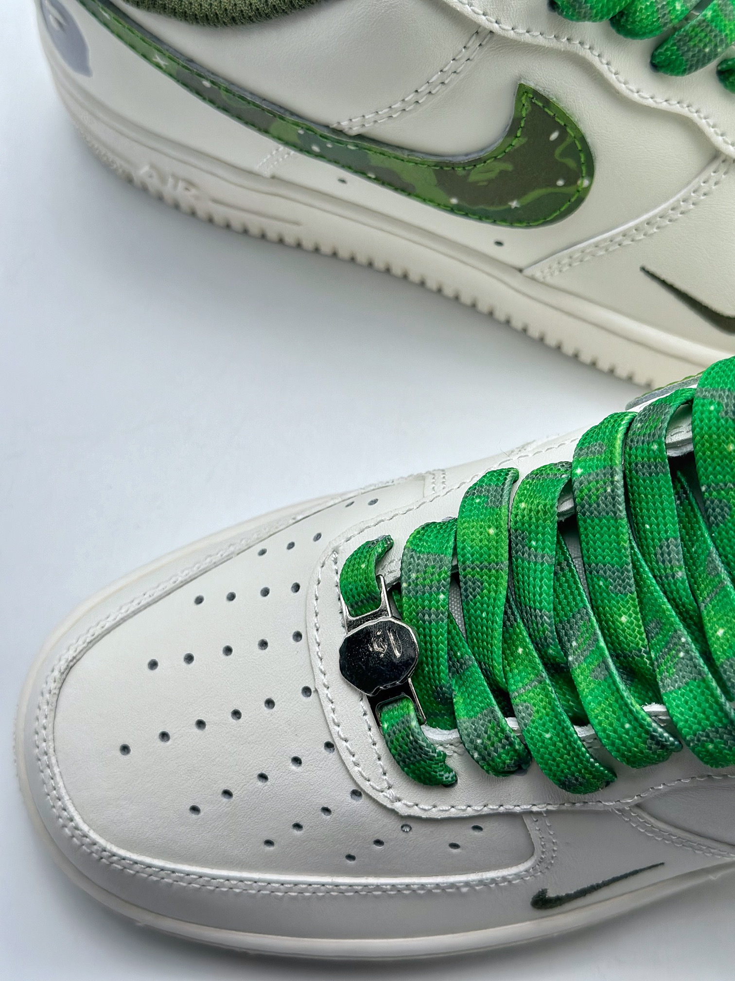 240 Nike Air Force 1 Low 07 x BAPE 白绿迷彩 PF9055-763