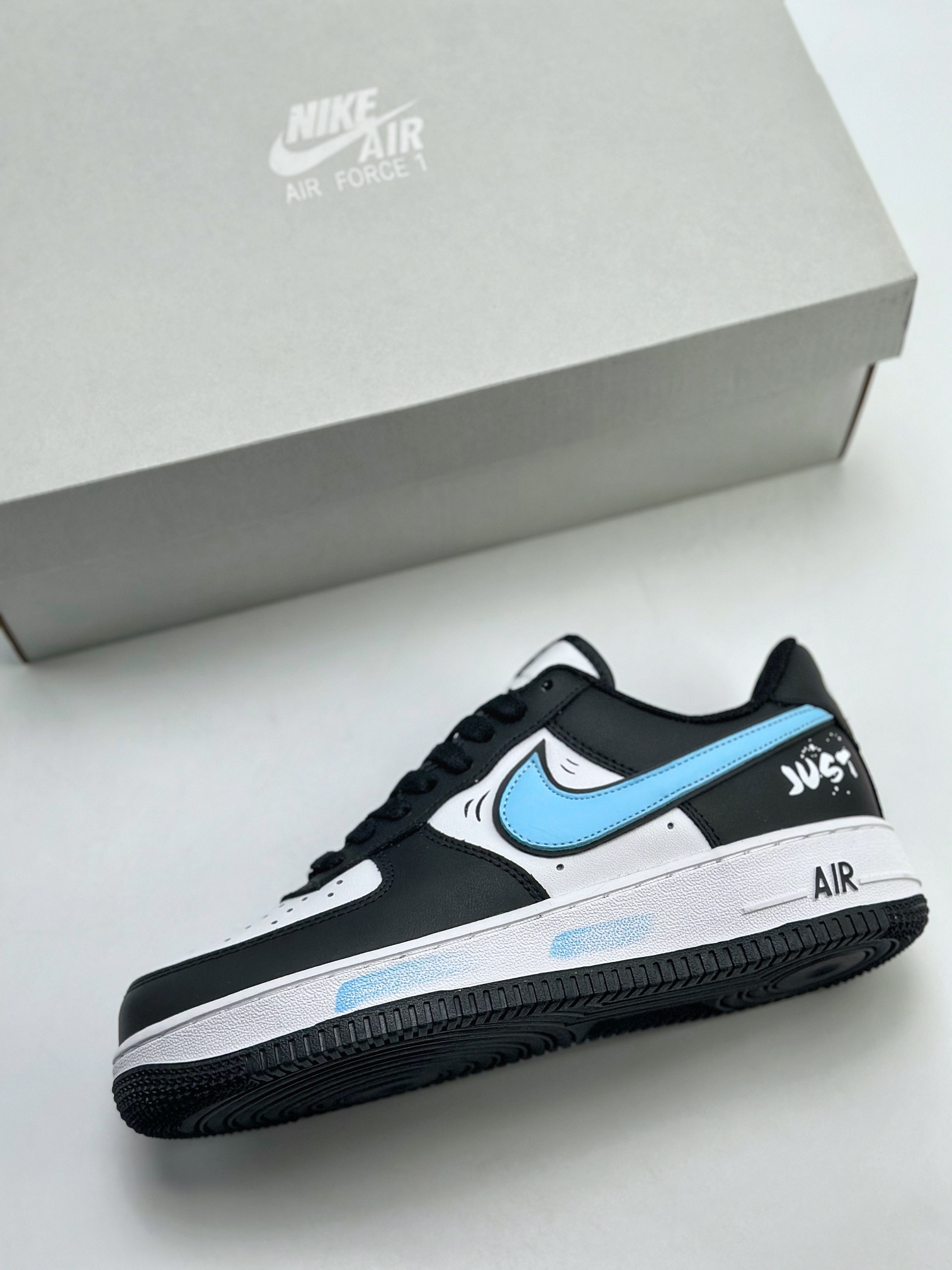 220 Nike Air Force 1 Low 07 蓝色墨韵 黑白熊猫 DV0788-006