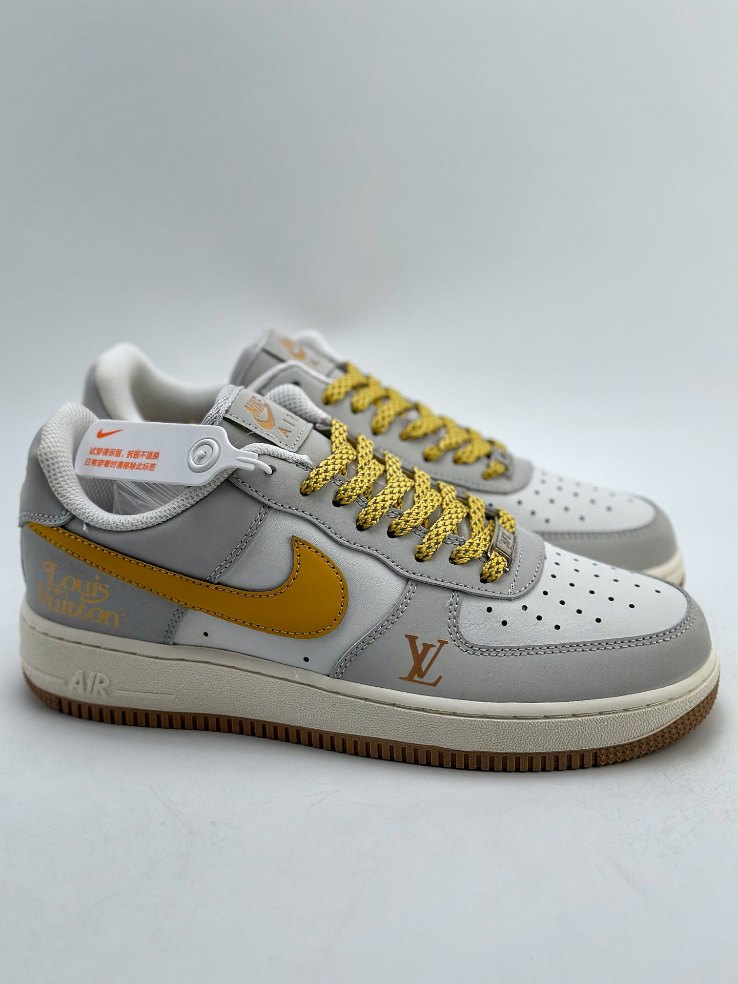 200 Nike Air Force 1 Low 07 x Louis Vuitton LV联名白黄 HX123-006