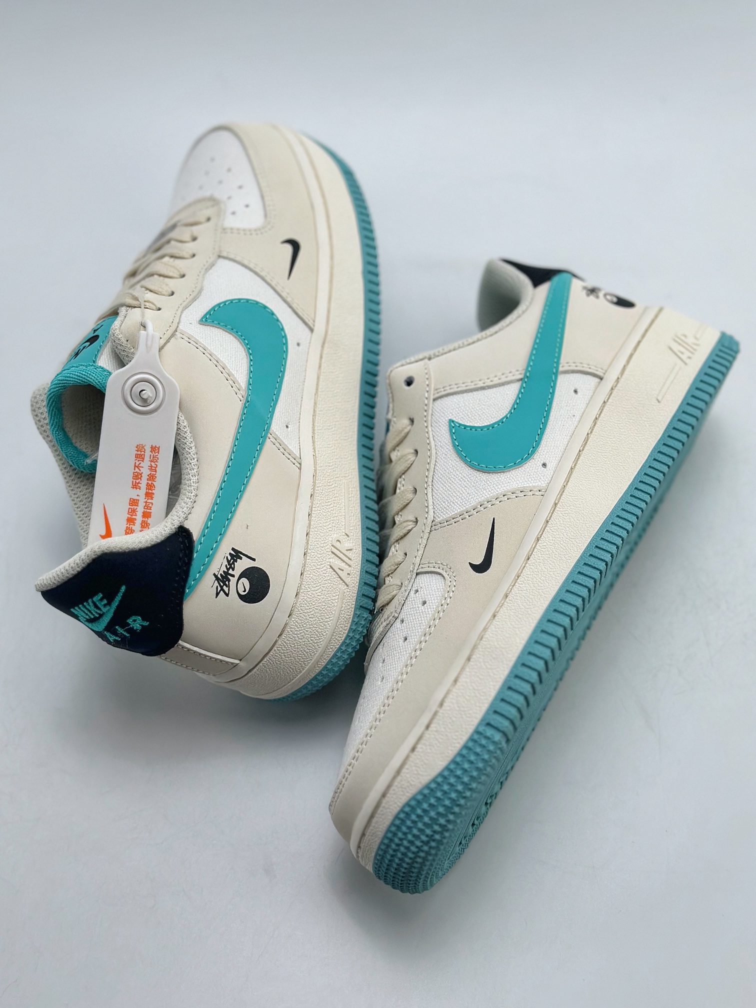 Nike Air Force 1 Low 07 x Stussy Lake Blue HX123-005