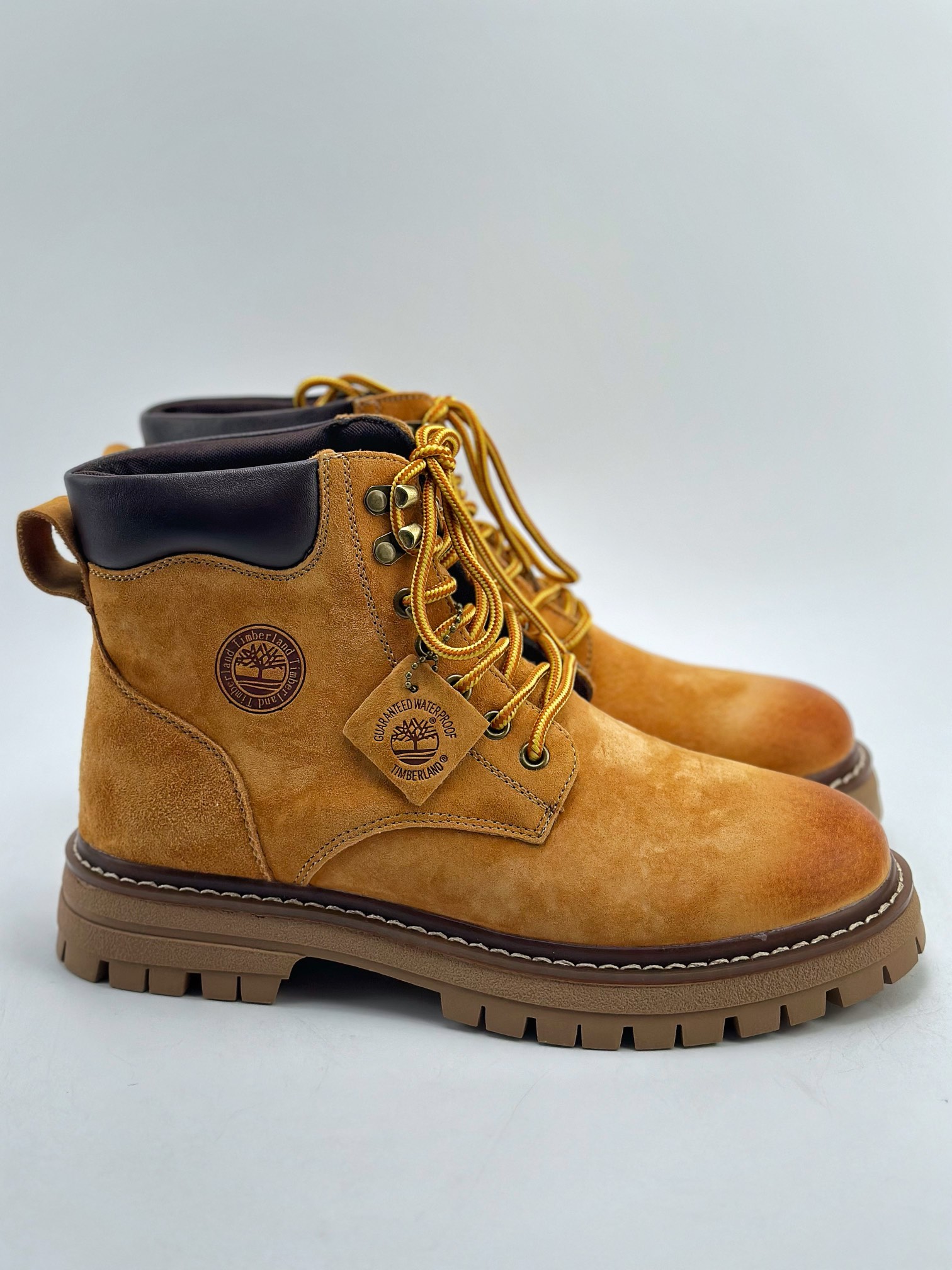 New arrival #Timberland Timberland outdoor high top casual yellow boots series