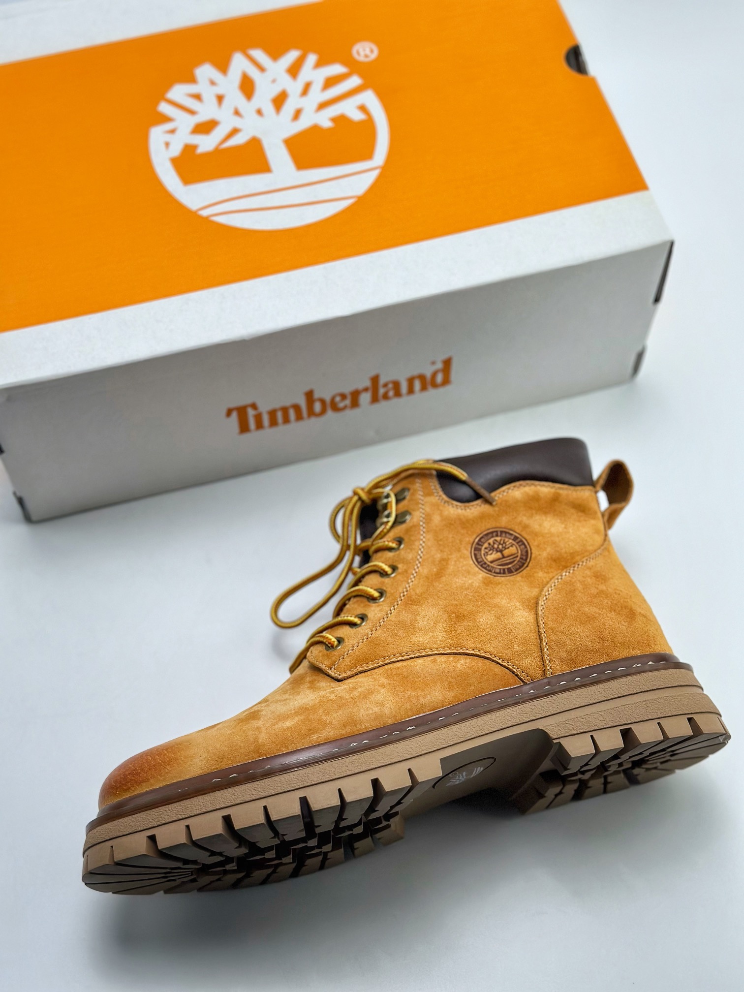 New arrival #Timberland Timberland outdoor high top casual yellow boots series