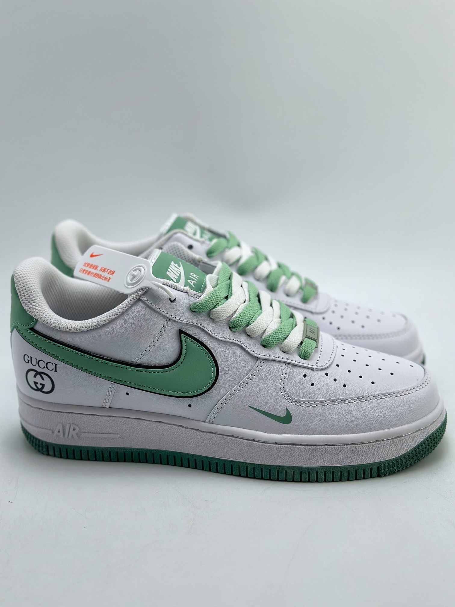 200 Nike Air Force 1 Low 07 x GUCCI 古驰联名白绿 DA8481-166