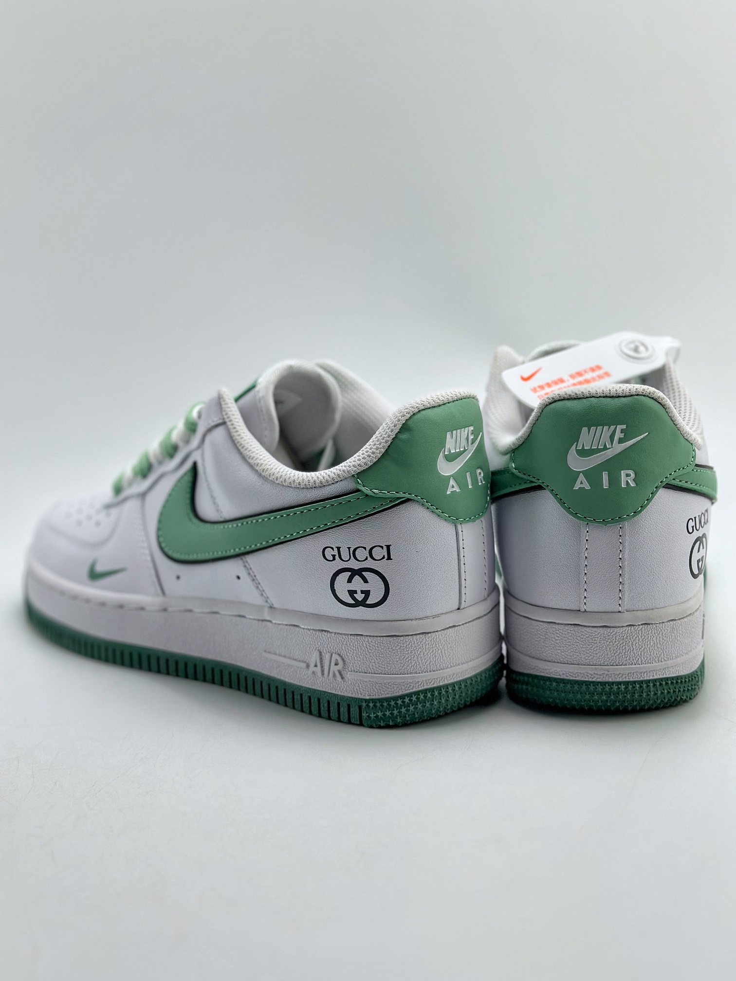 200 Nike Air Force 1 Low 07 x GUCCI 古驰联名白绿 DA8481-166