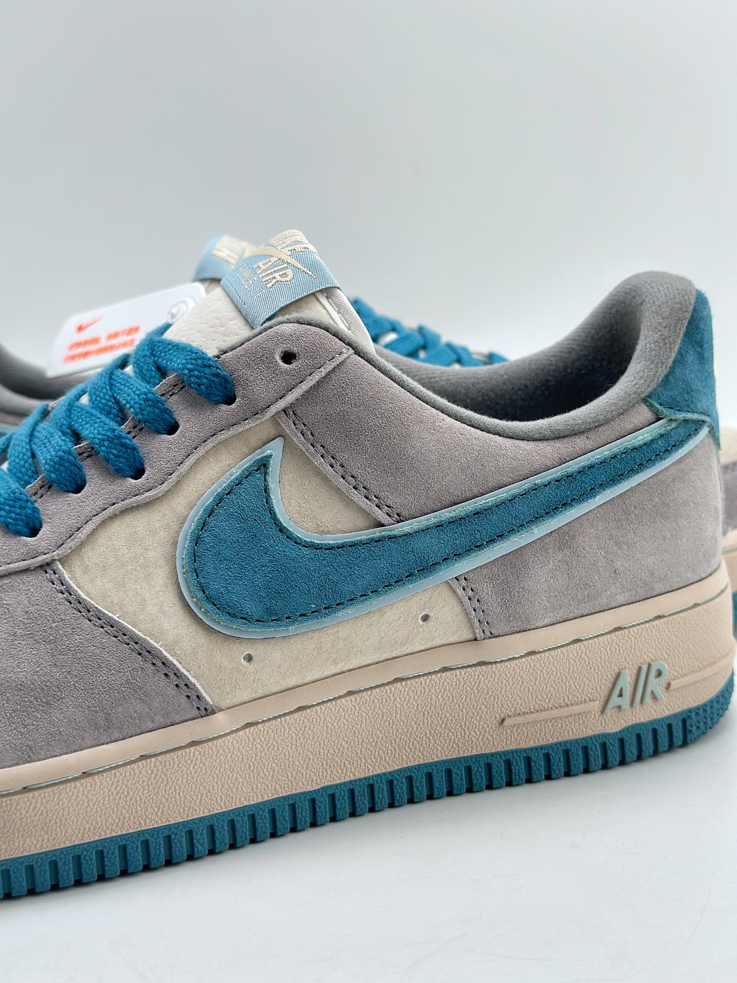 260 Nike Air Force 1 Low 07 灰蓝麂皮 ZB2121-666