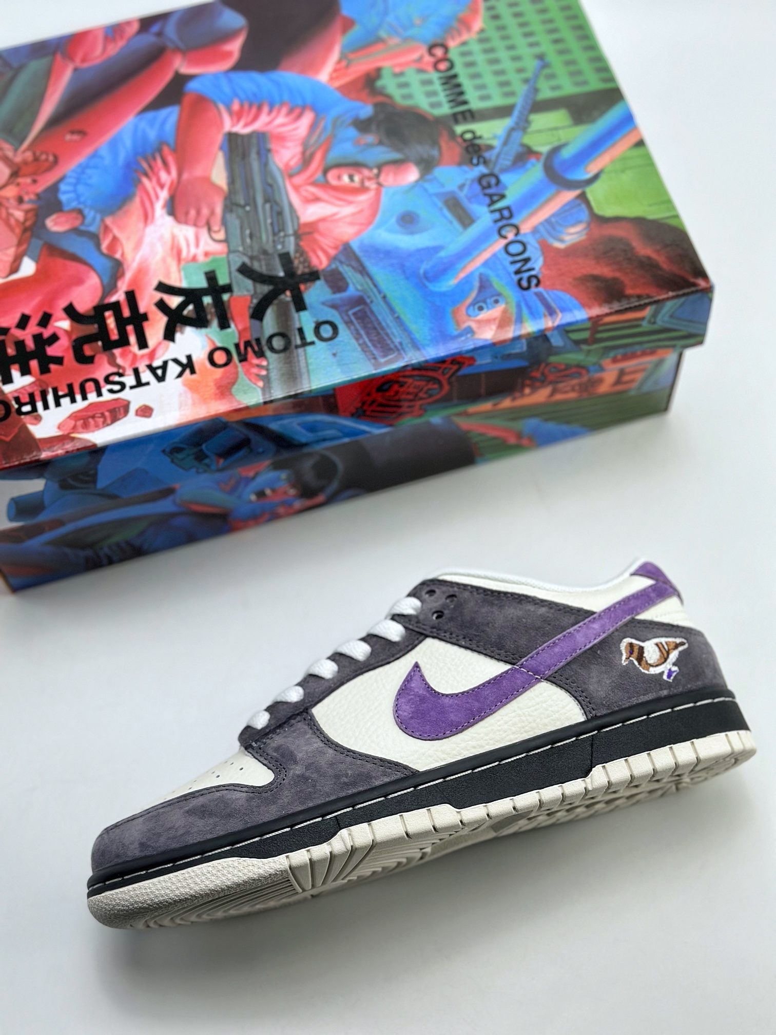 300 Nike SB Dunk Low x Otomo Katsuhiro 大友克洋 "Steamboy OST" 麂皮紫鸽子 UT7790-332