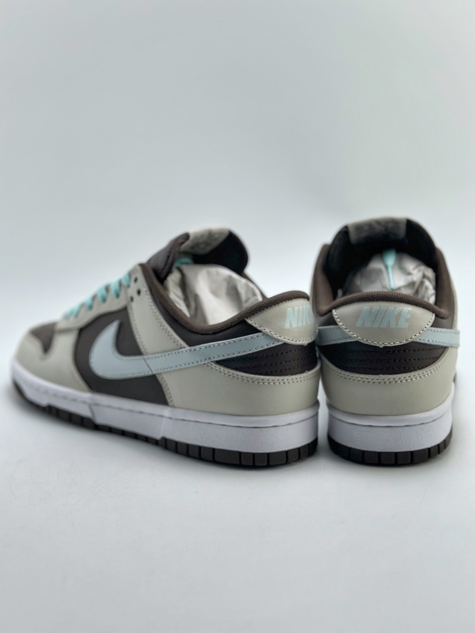 Nike SB Dunk Low White Brown Light Blue 624044-241