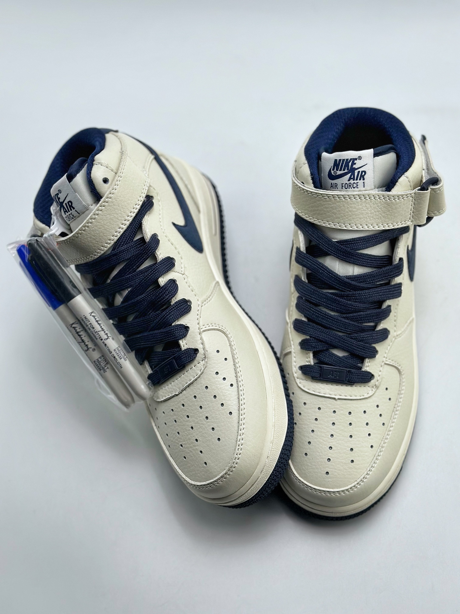 Nike Air Force 1 Mid 07 White Navy PA0920-508