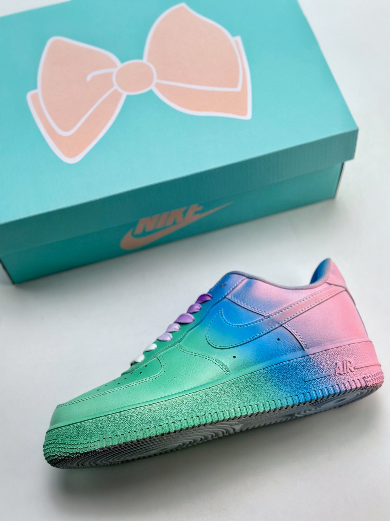 240 Nike Air Force 1 Low 07 浸染绿蓝粉 XQ2023-929