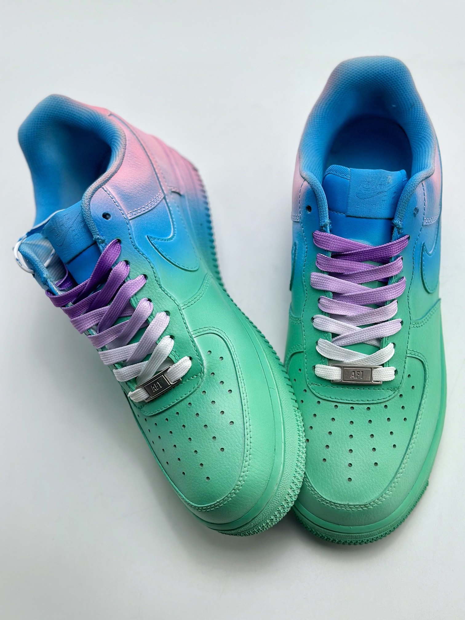 240 Nike Air Force 1 Low 07 浸染绿蓝粉 XQ2023-929