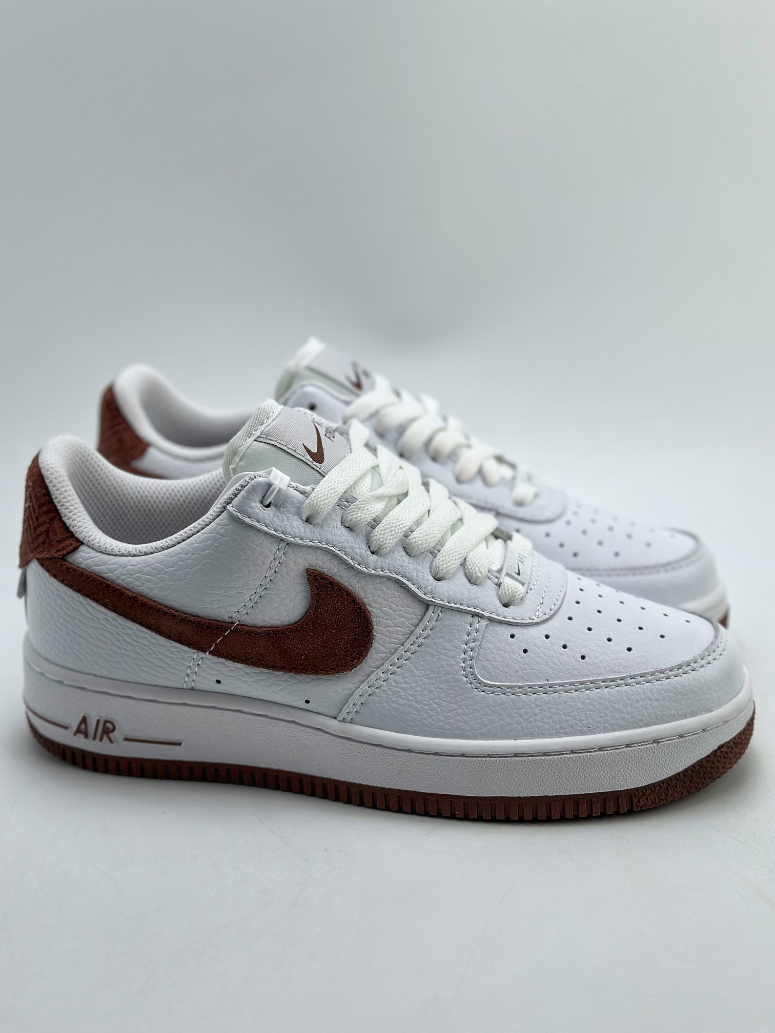 Nike Air Force 1 Low 07 White Suede Brown CN2873-106