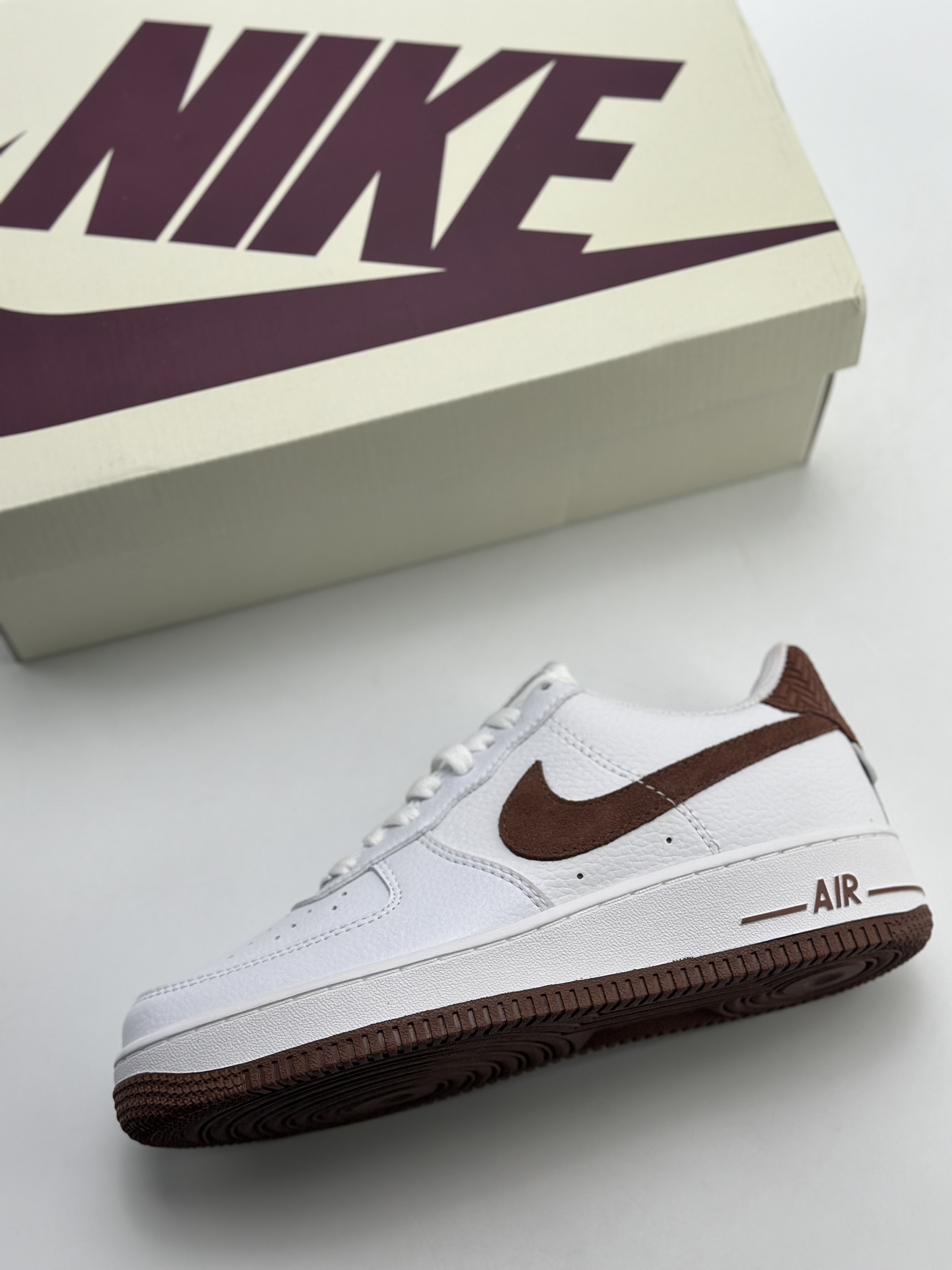 Nike Air Force 1 Low 07 White Suede Brown CN2873-106