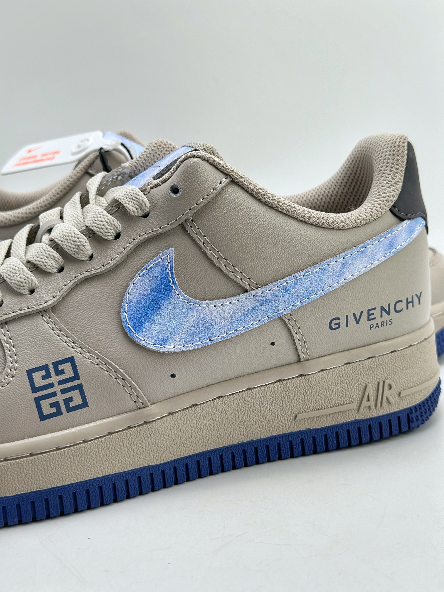 200 Nike Air Force 1 Low 07 x GIVENCHY 纪梵希灰蓝 845053-208