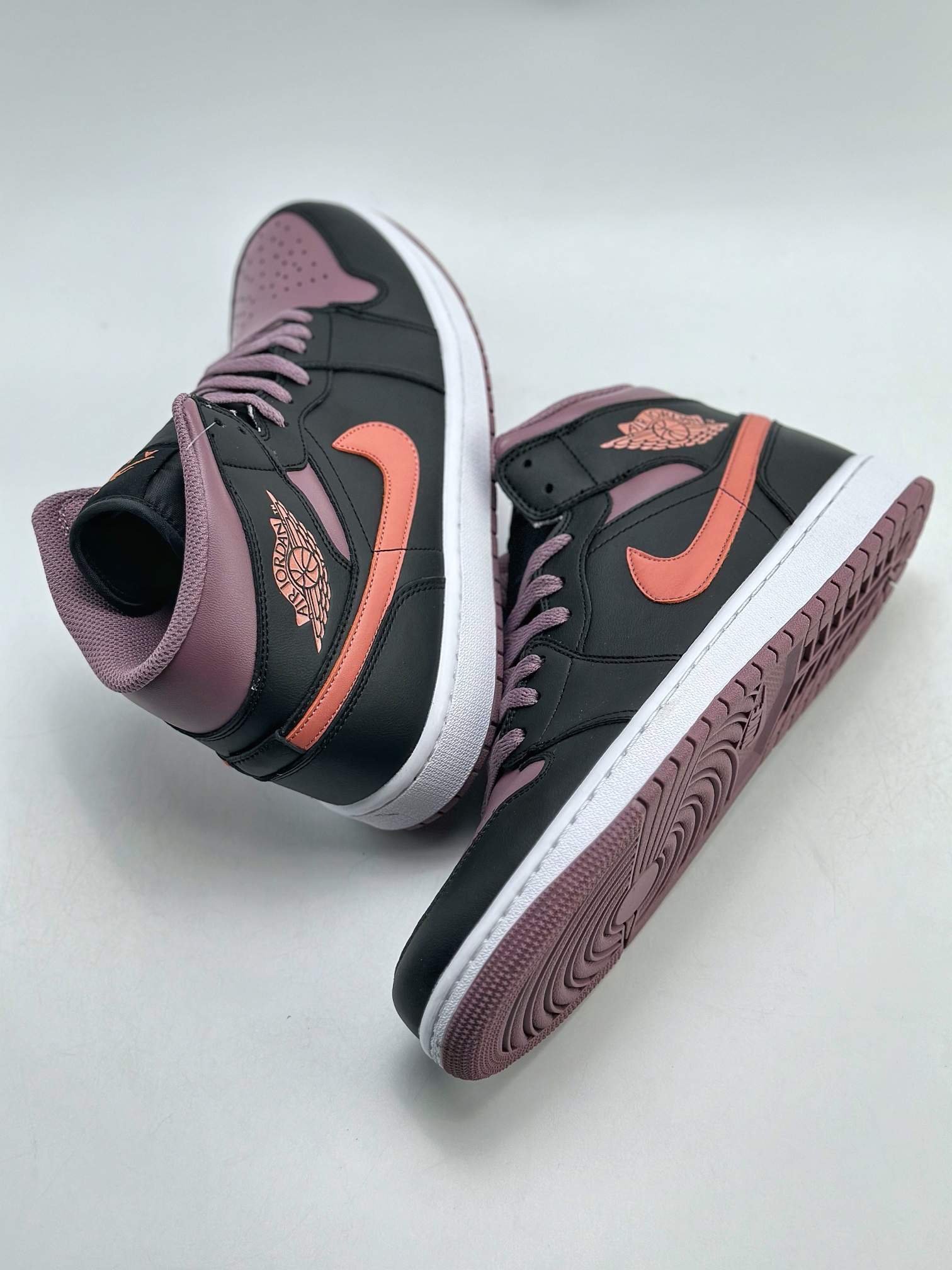 Air Jordan 1 Mid Black Purple FB9911-008