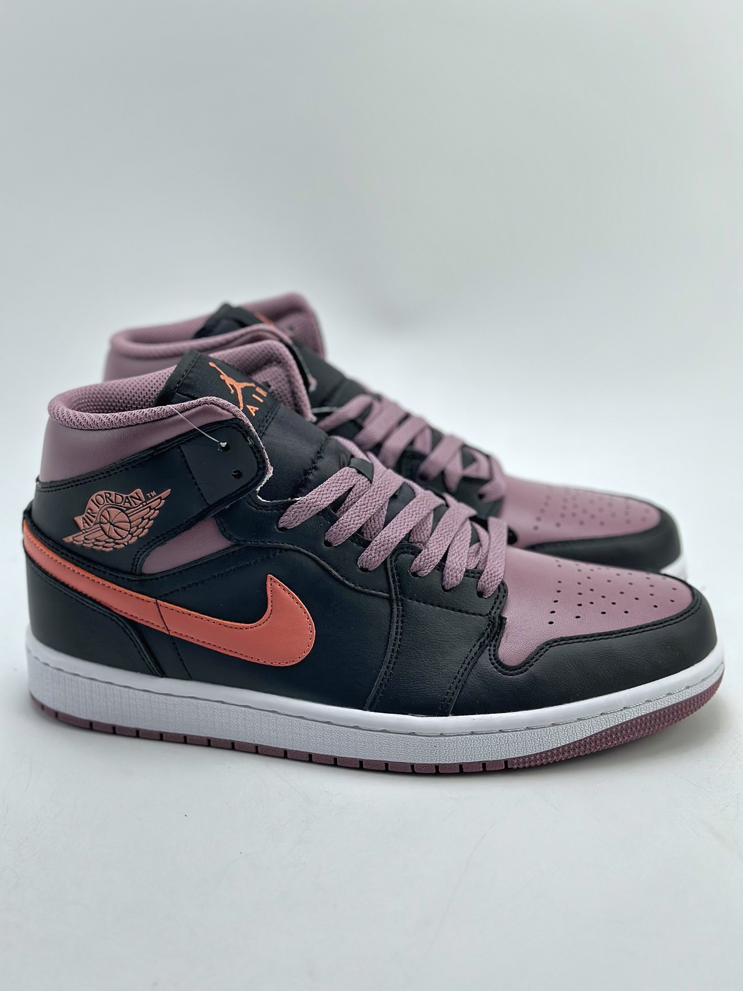 Air Jordan 1 Mid Black Purple FB9911-008