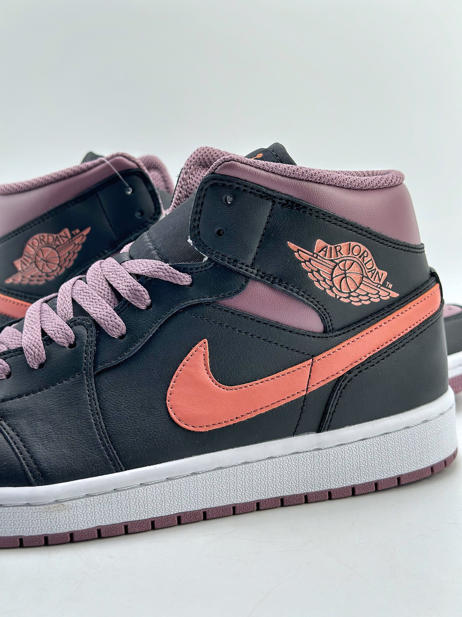 Air Jordan 1 Mid Black Purple FB9911-008