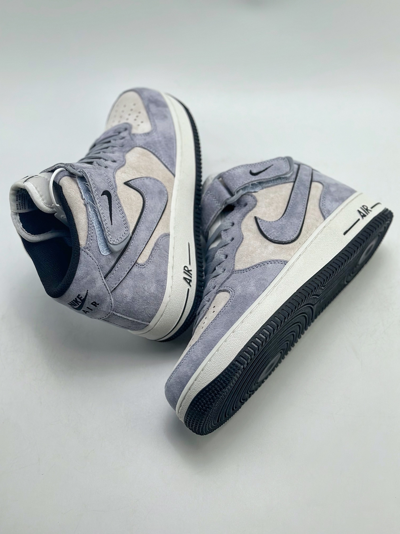 280 Nike Air Force 1 Mid 07 灰蓝麂皮中 CG9904-104