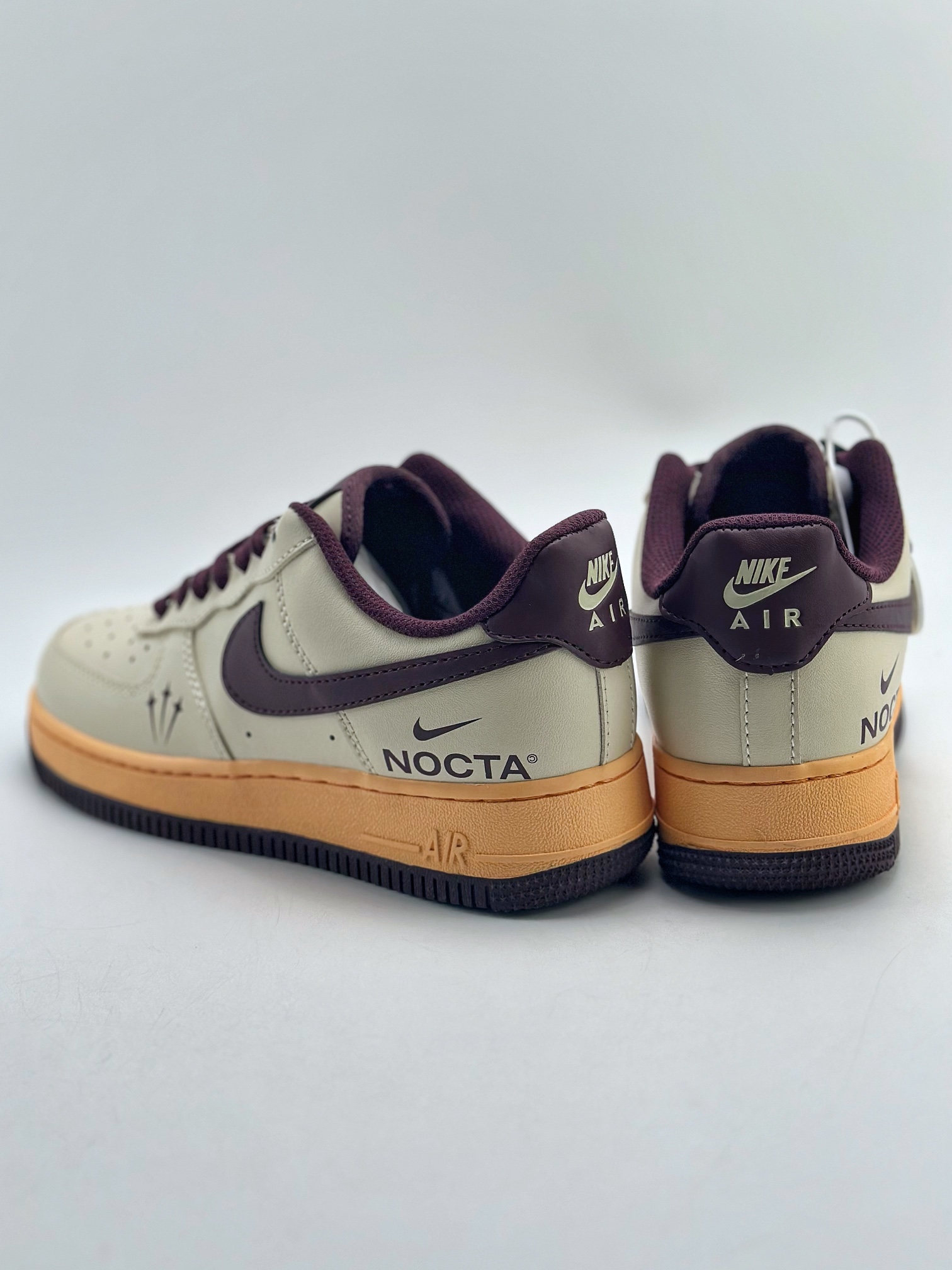 200 Nike Air Force 1 Low 07 NOCTA 米黄紫 808788-336