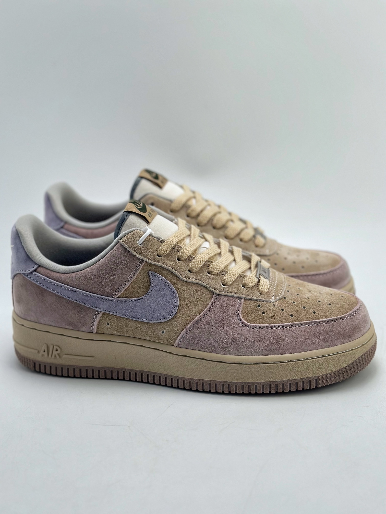 Nike Air Force 1 Low 07 Purple Gold Suede ZB2121-103