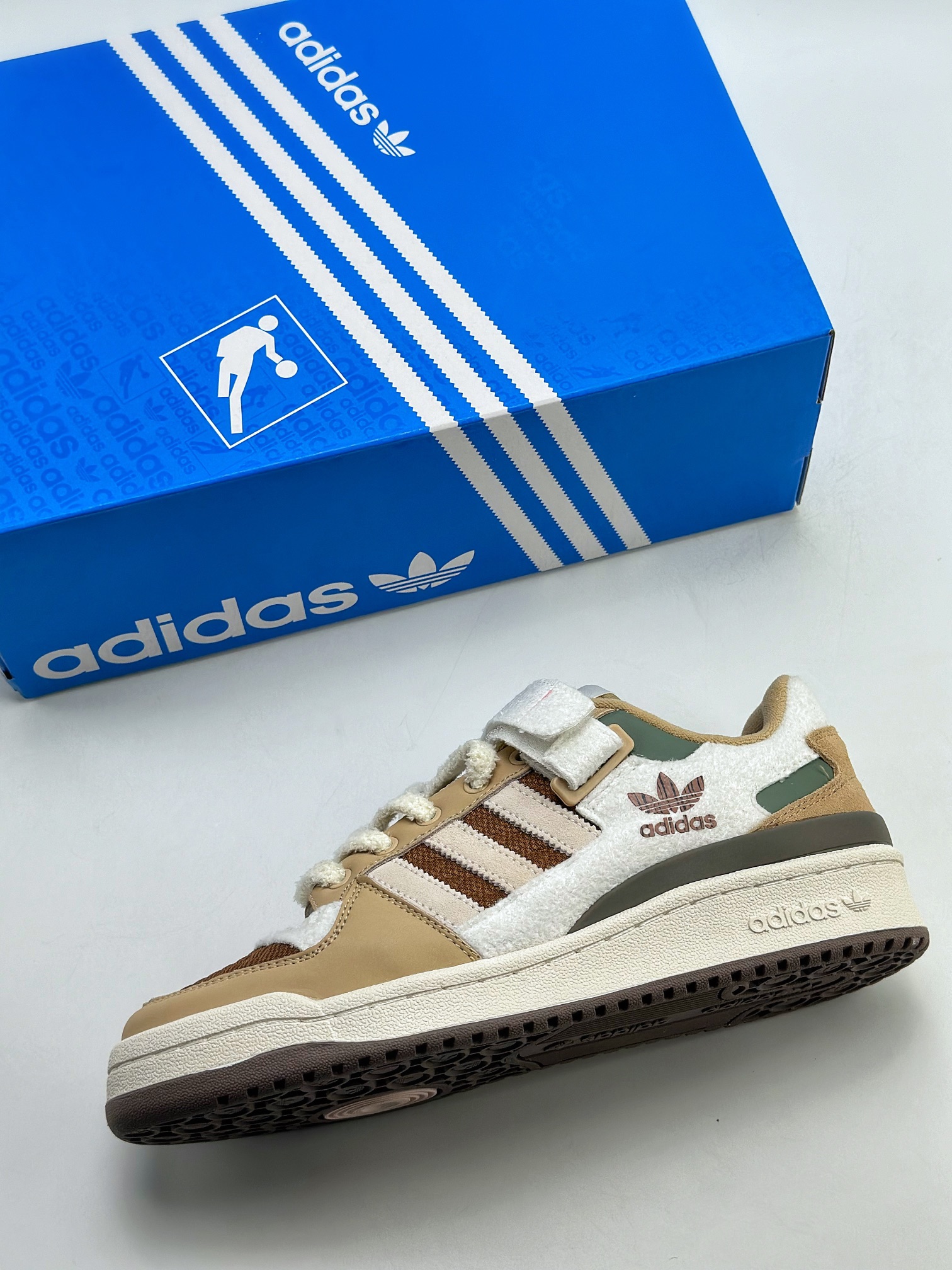 Overseas channel version original box original label Adidas Forum Low CL clover low top IF38846