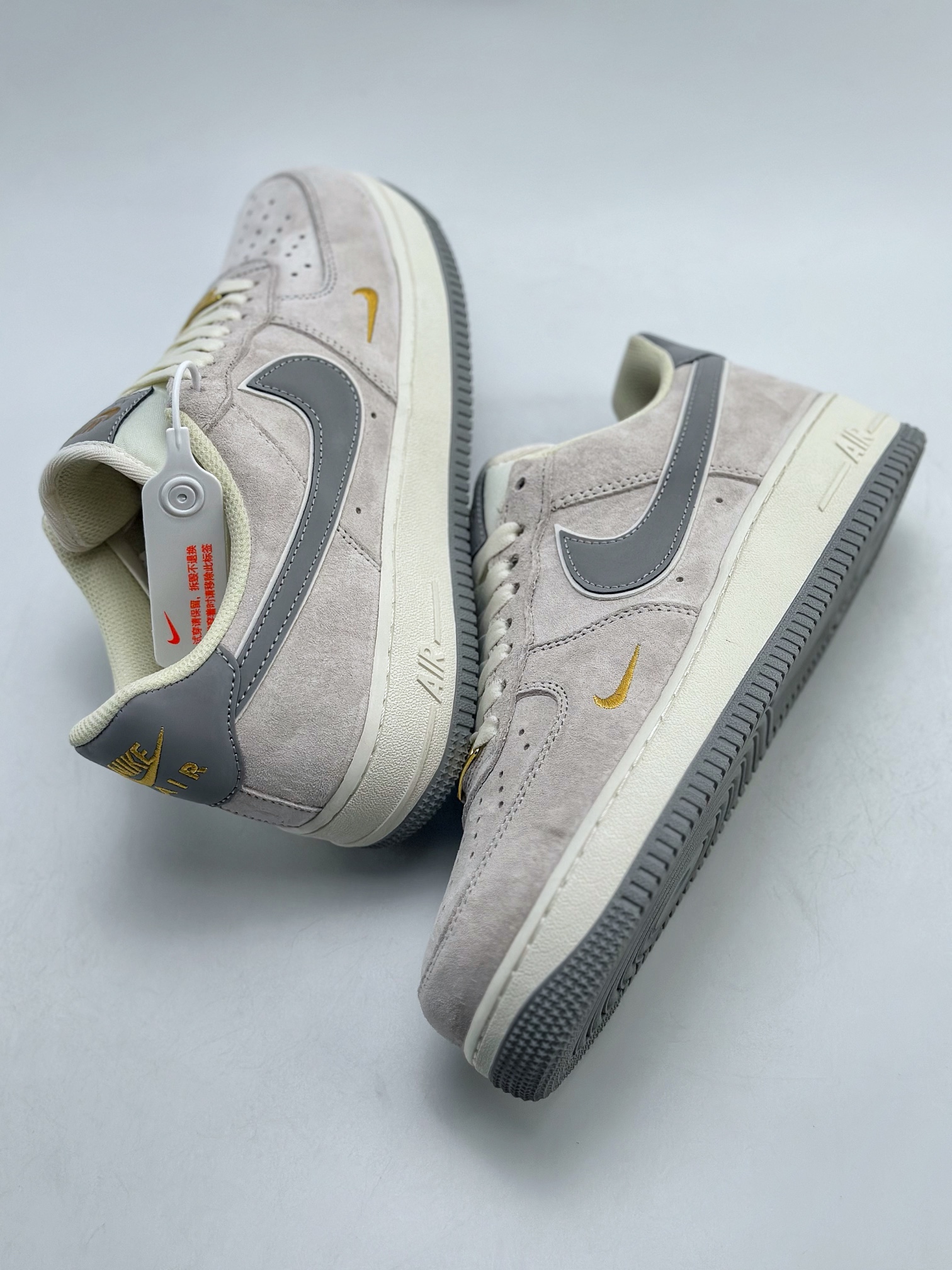 Nike Air Force 1 Low 07 Grey Suede Hook KK5636-610