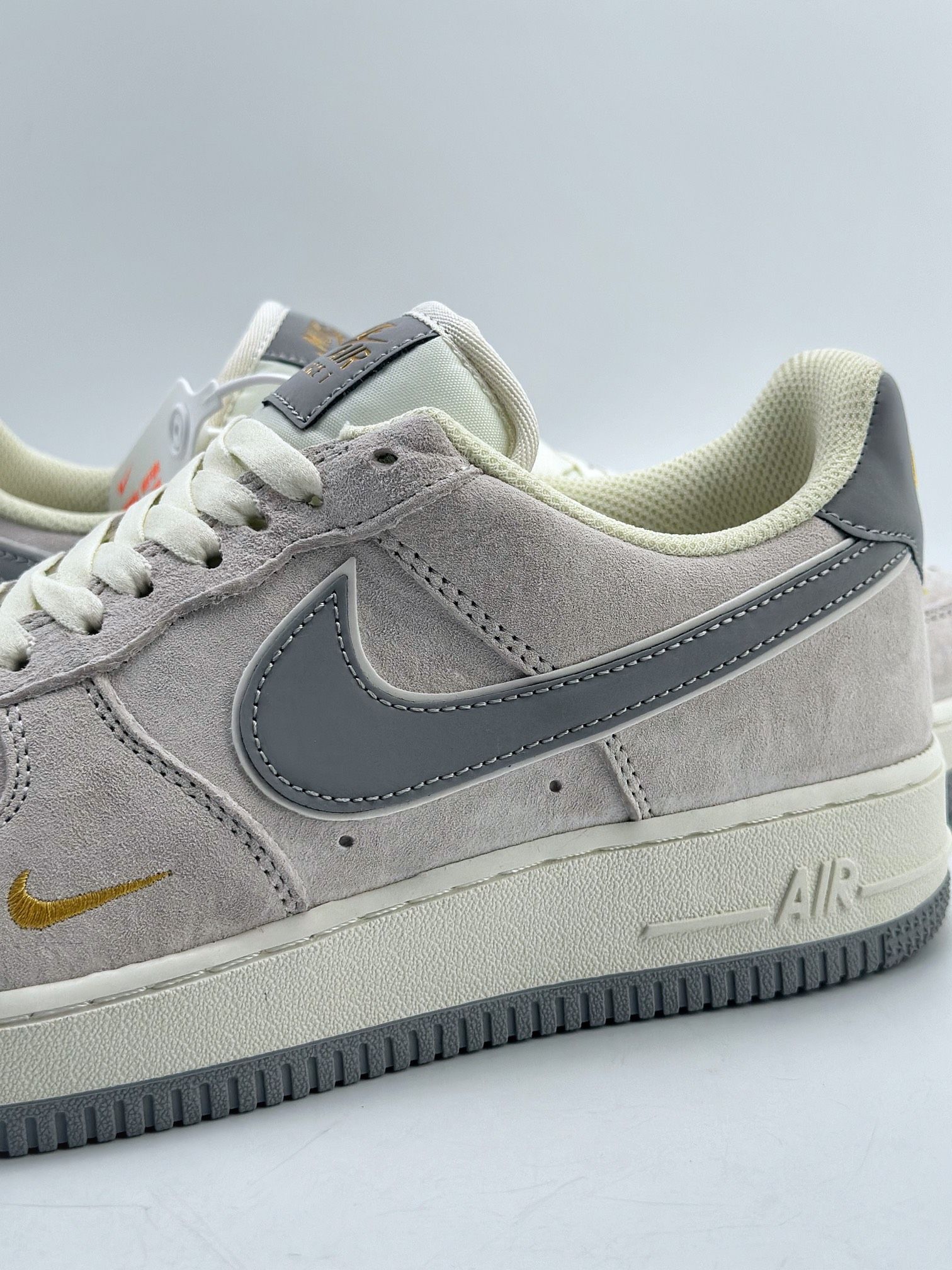 Nike Air Force 1 Low 07 Grey Suede Hook KK5636-610