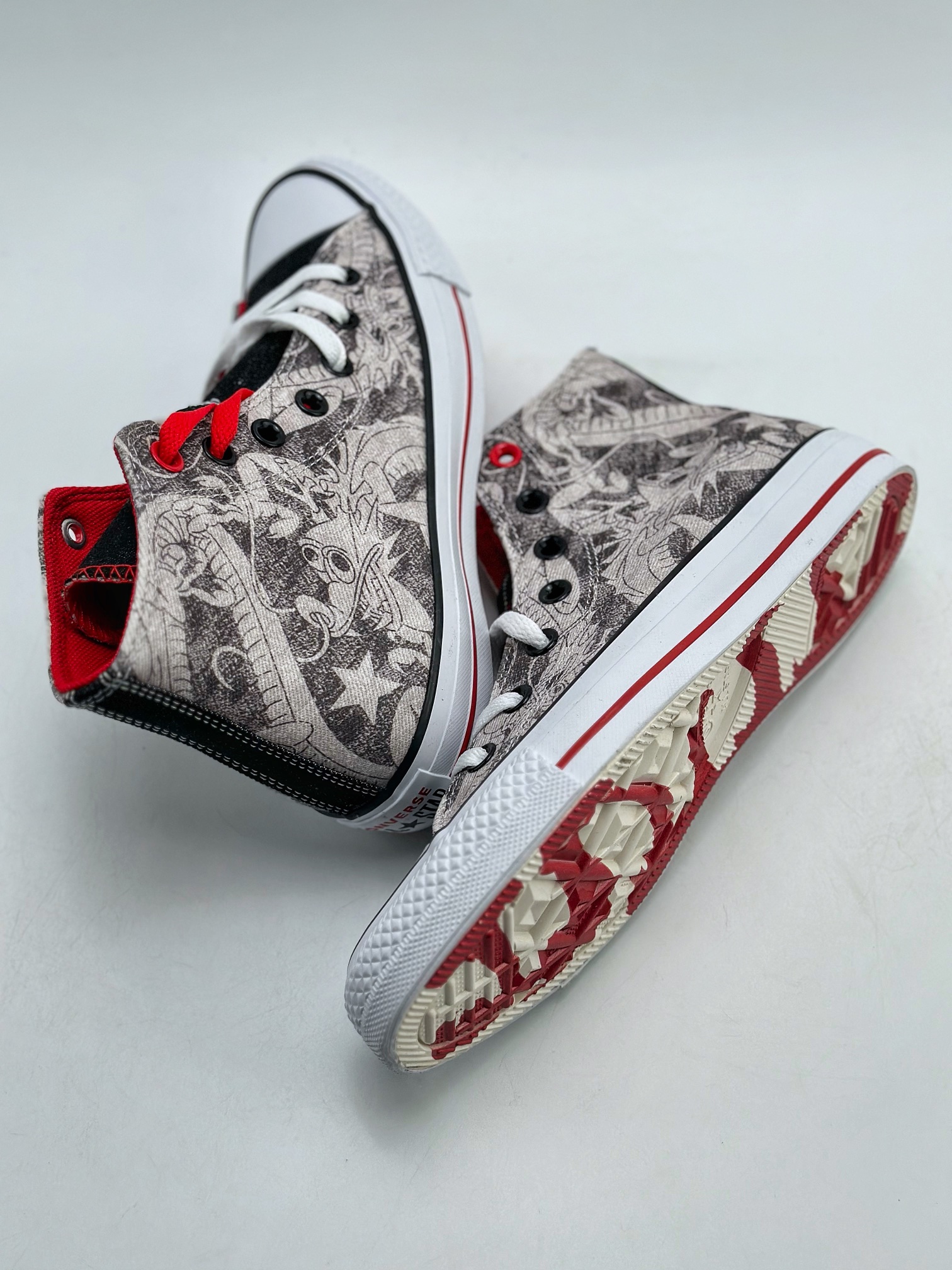 Dragon Year Limited Edition CONVERSE All Star High Top with Dragon Shadow Print A08702C