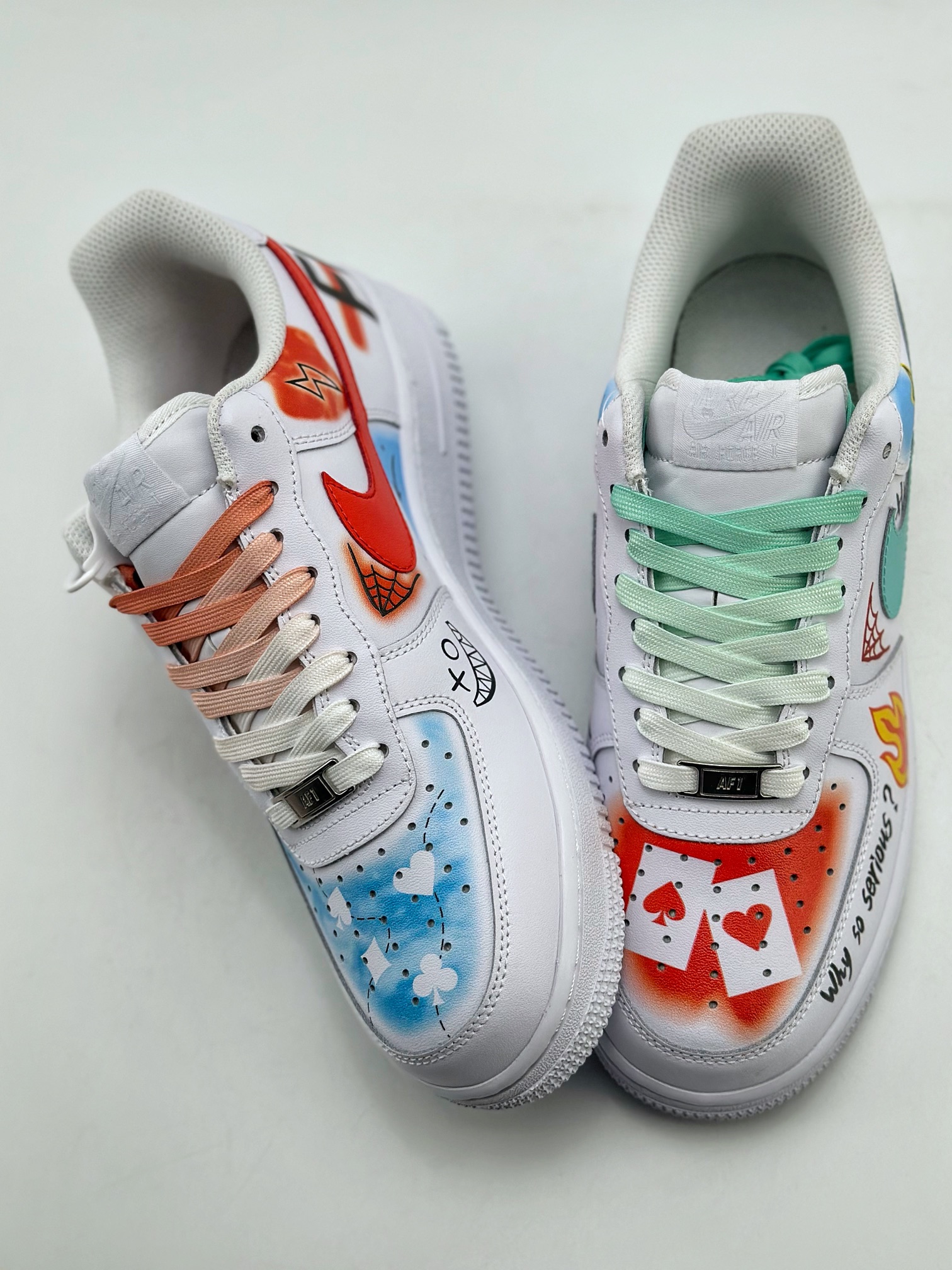 NikeAirForce1Low07街头涂鸦原楦头原纸板打造纯正低帮空军版型专注外贸渠道全掌内置蜂窝气垫