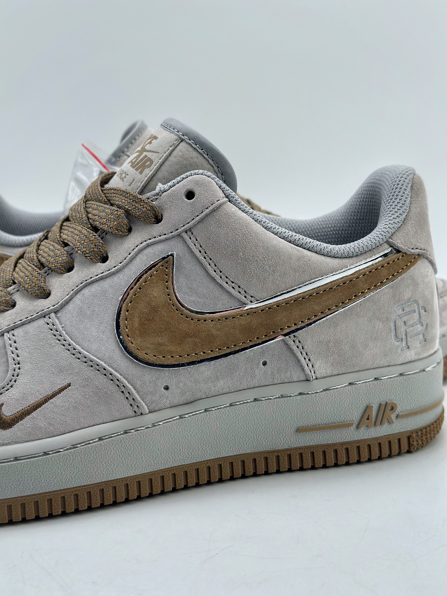 Nike Air Force 1 Low 07 Grey Brown Suede 9