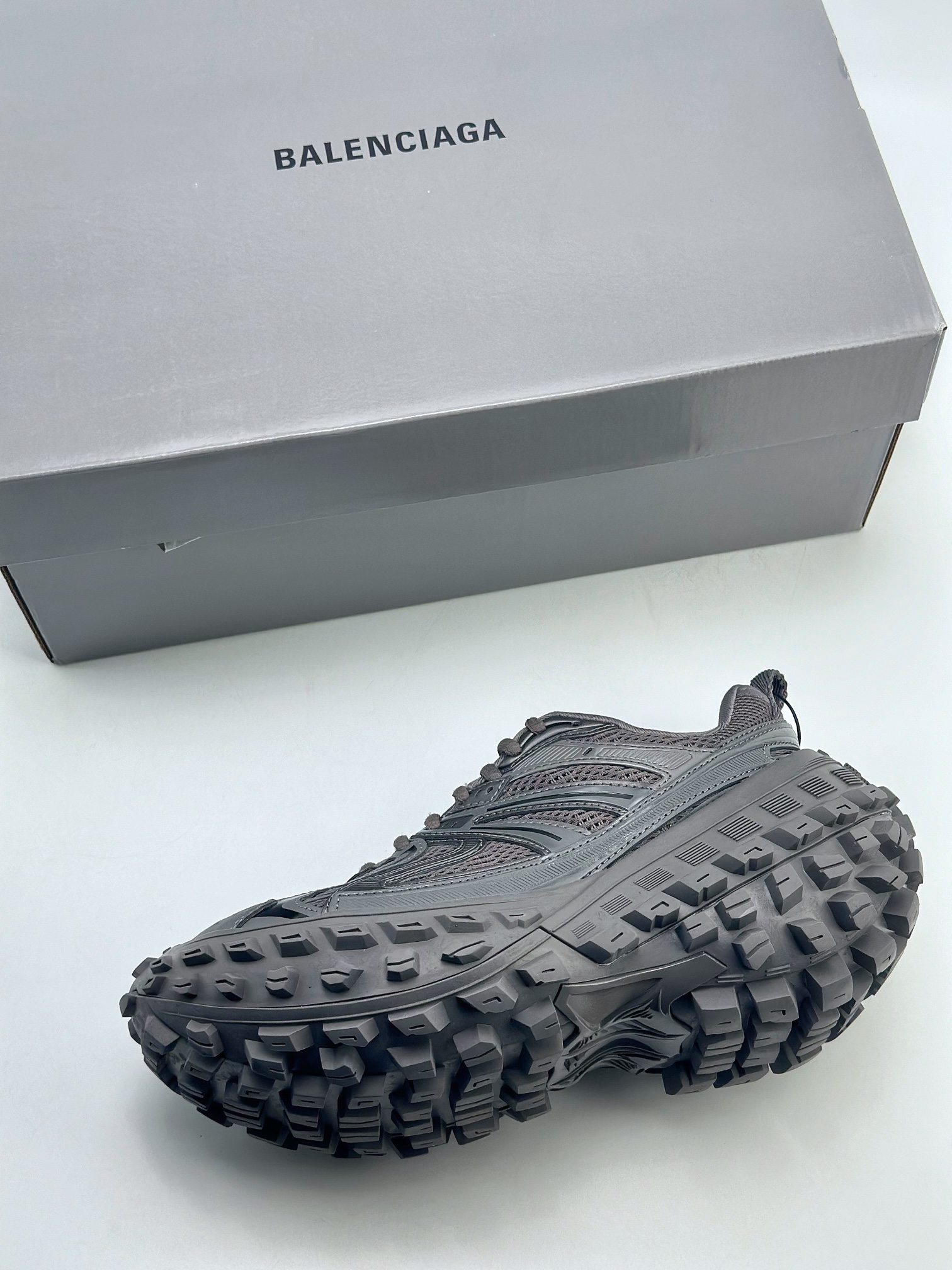 新货🚀#大 狂野外型堪称鞋界战车,法国奢侈品牌-巴黎世家BALENCIAGA Defender Rubber Platform 7