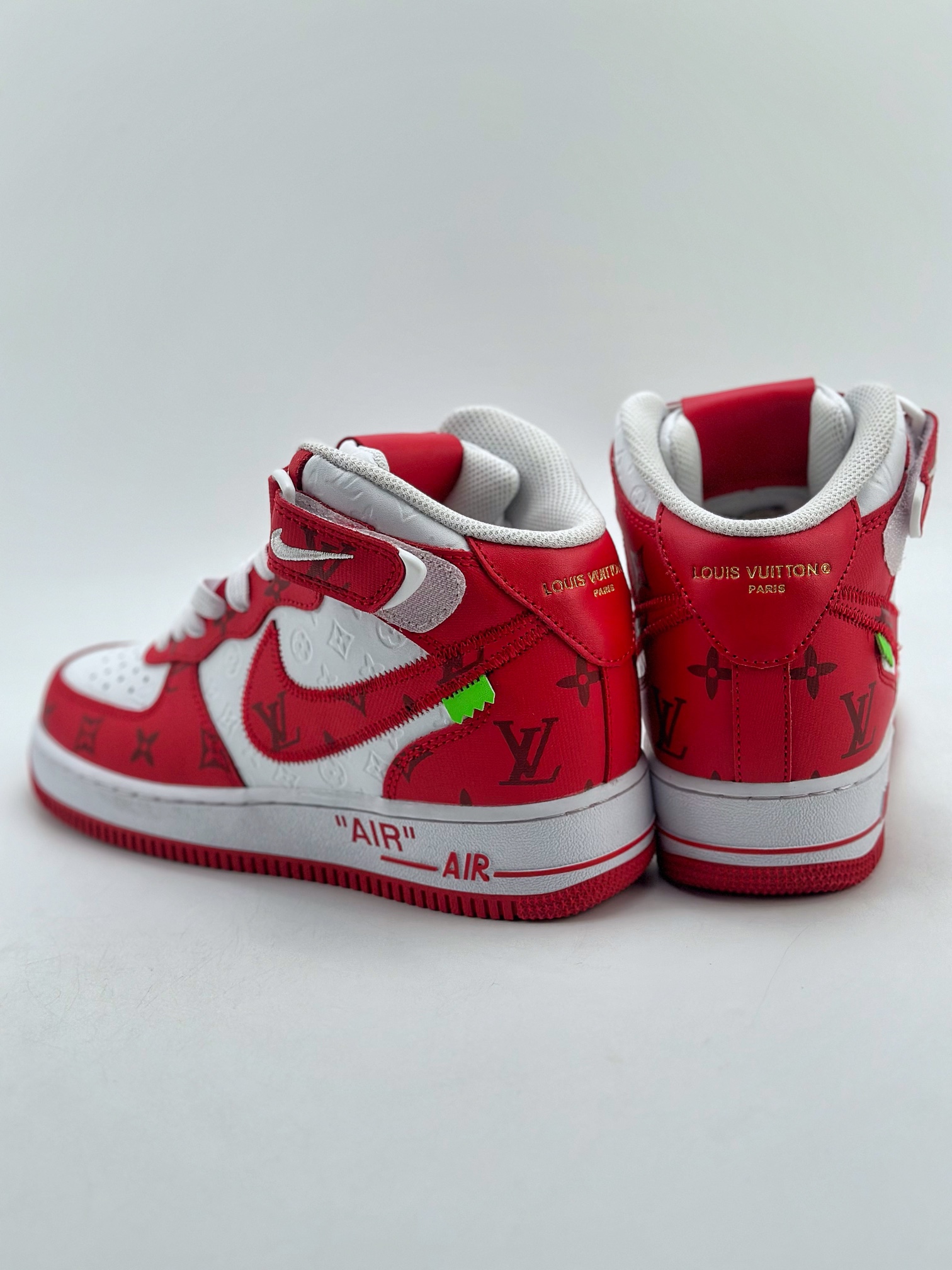 Nike Air Force 1 Mid 07 x Louis Vuitton LV白红 5