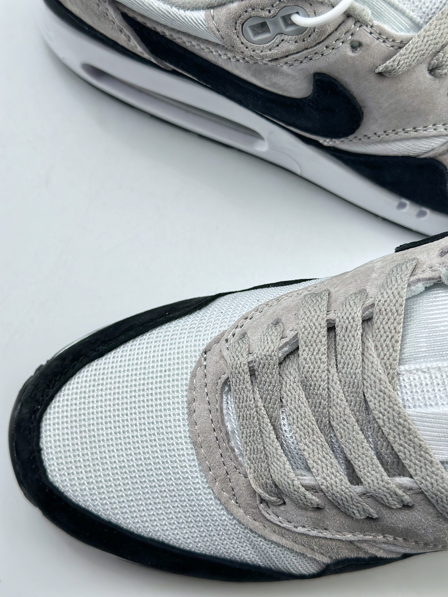Nike Air Max 1 '86 "Light Silver" grey-black retro casual running shoes 8