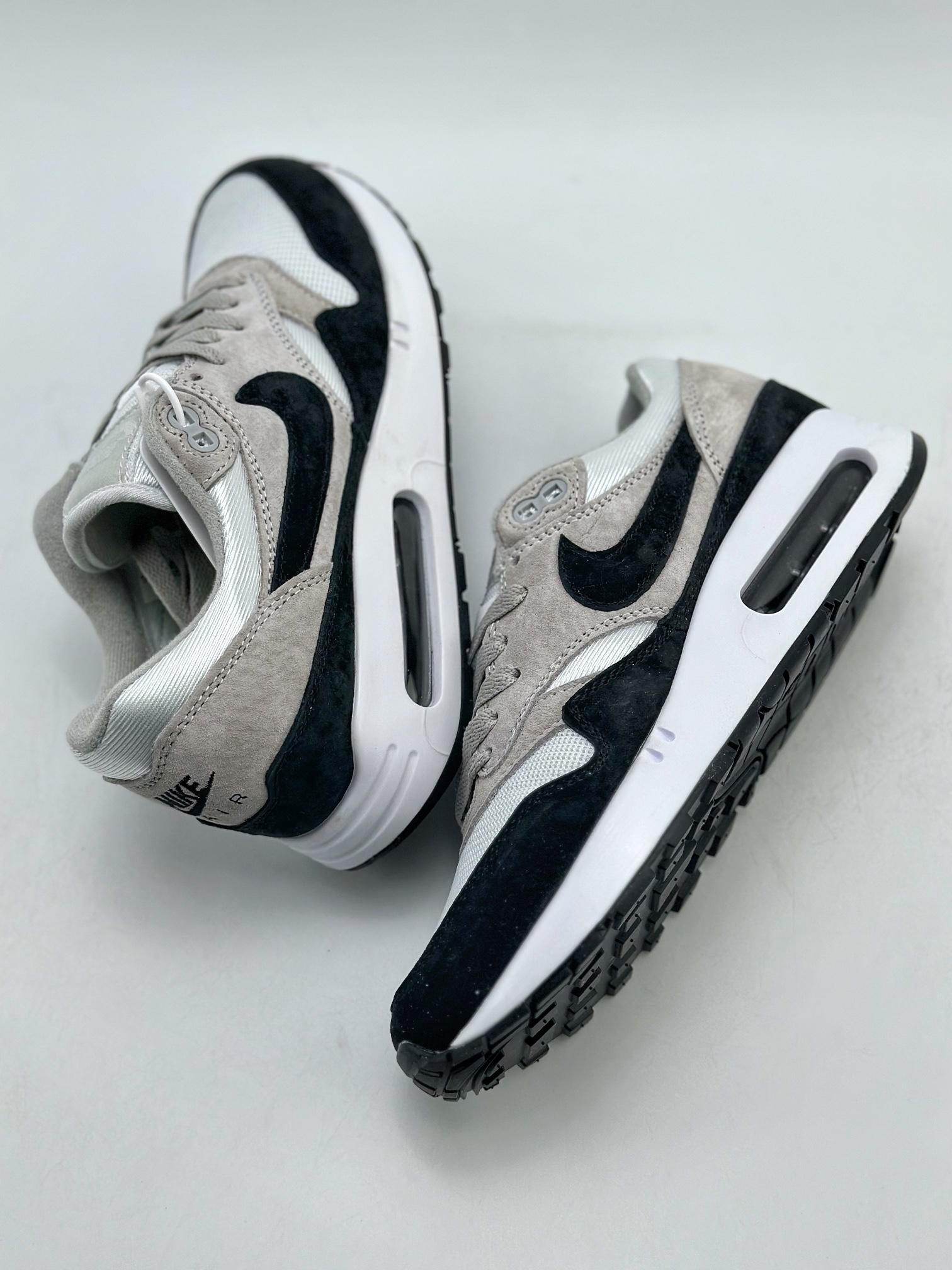 Nike Air Max 1 '86 "Light Silver" grey-black retro casual running shoes 3