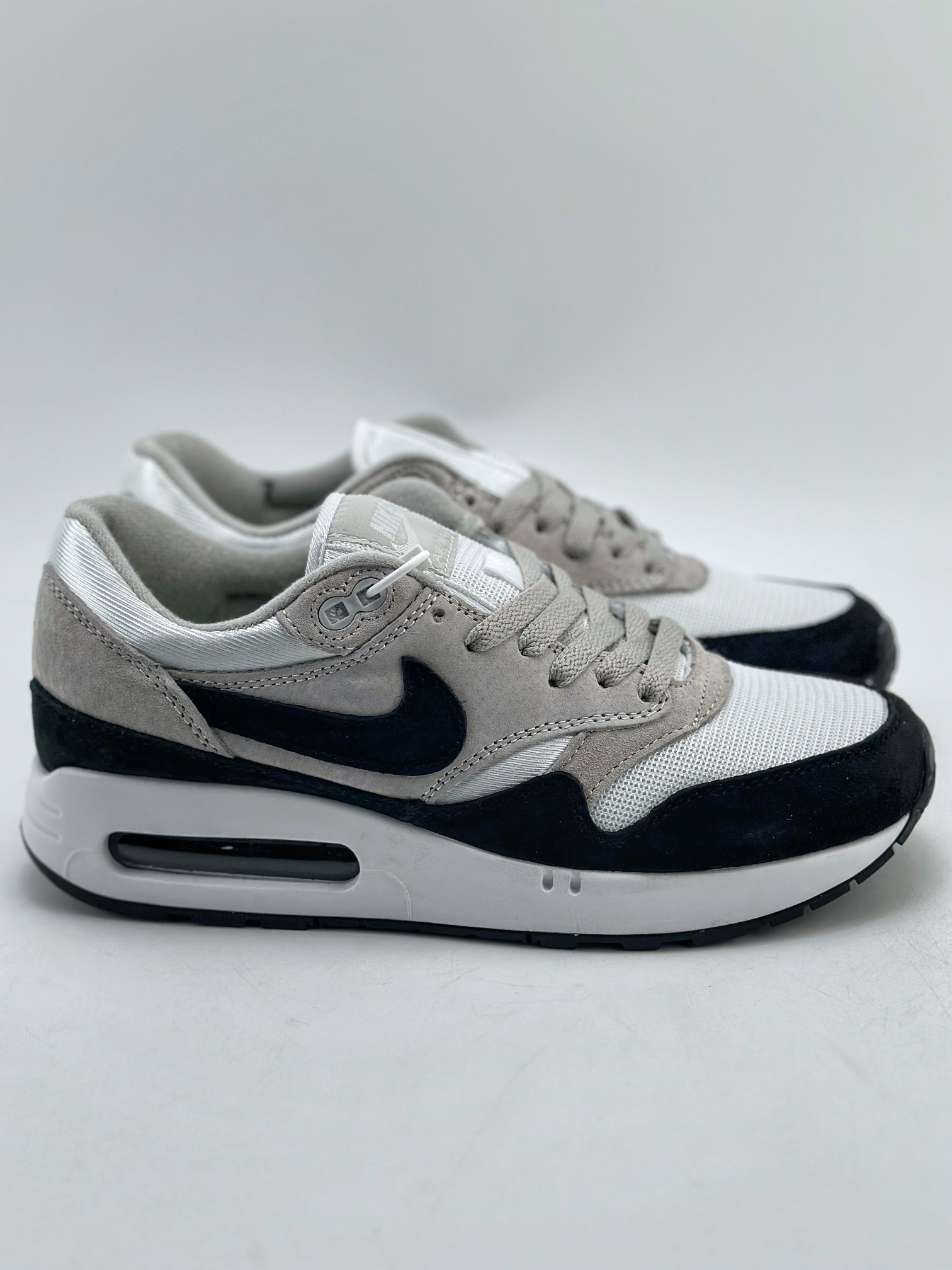 Nike Air Max 1 '86 "Light Silver" grey-black retro casual running shoes 4