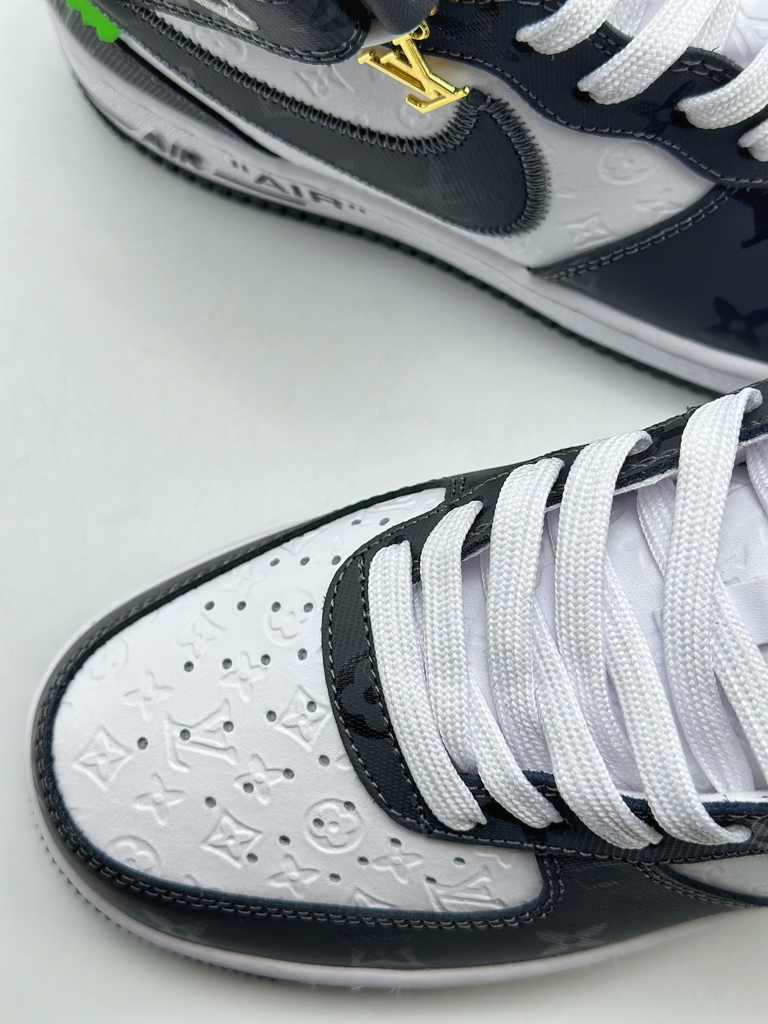 Nike Air Force 1 Mid 07 x Louis Vuitton LV白深灰 8