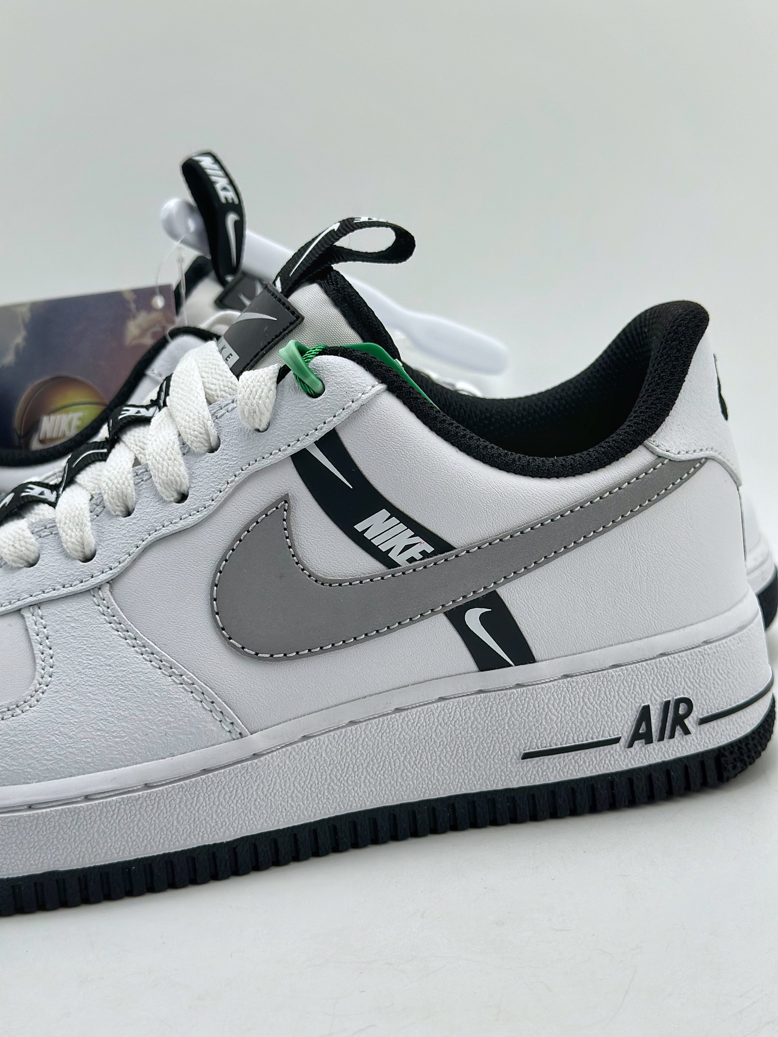 Nike Air Force 1 Low 07 Black White Grey 9