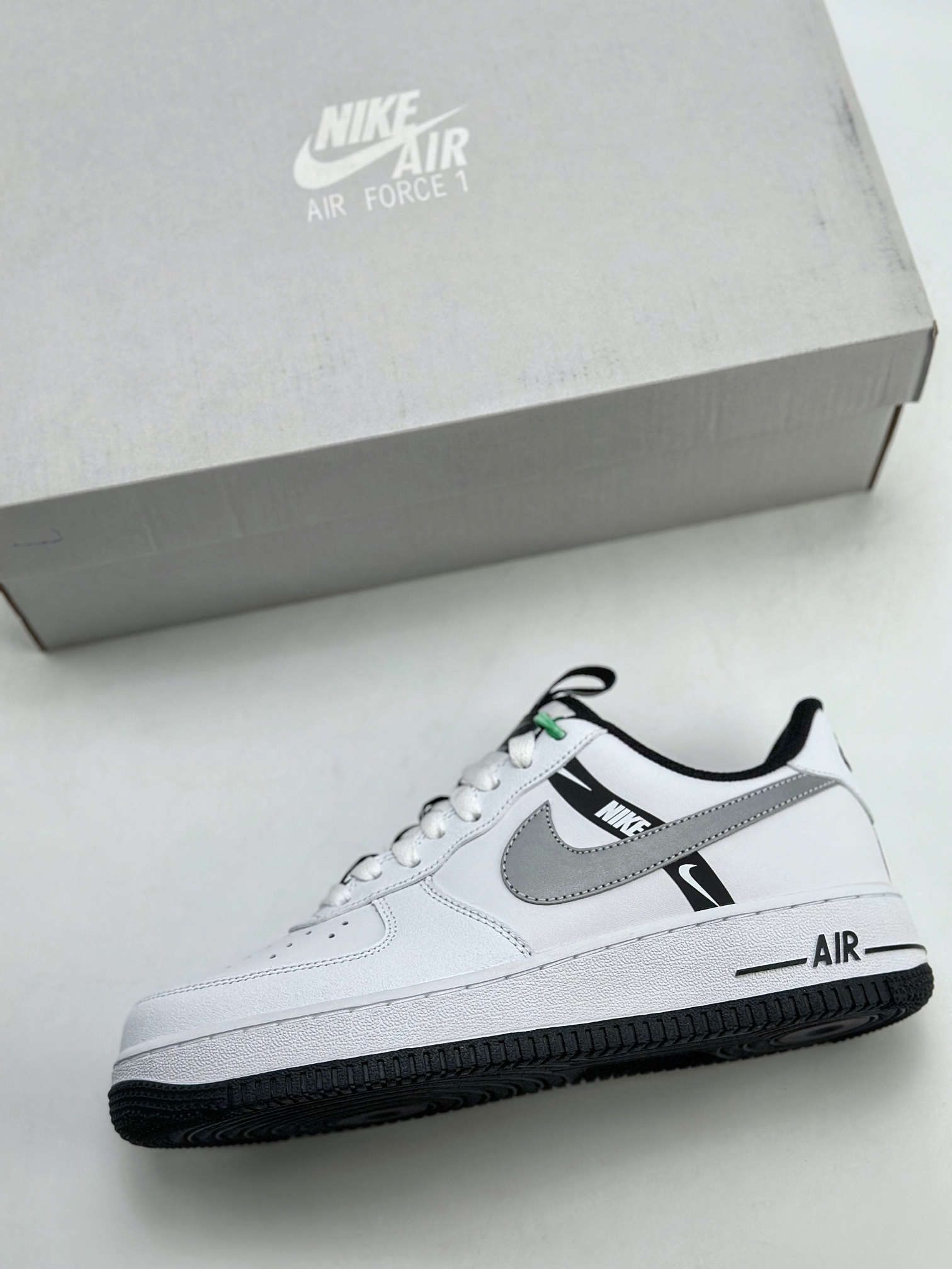 Nike Air Force 1 Low 07 Black White Grey 7