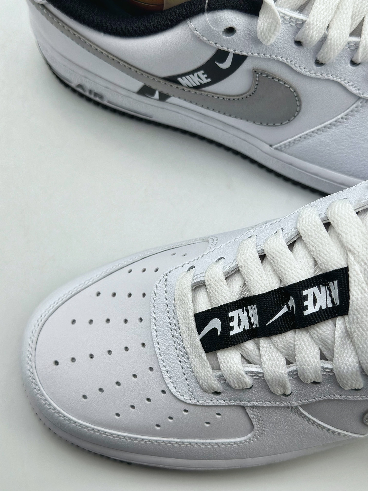 Nike Air Force 1 Low 07 Black White Grey 8